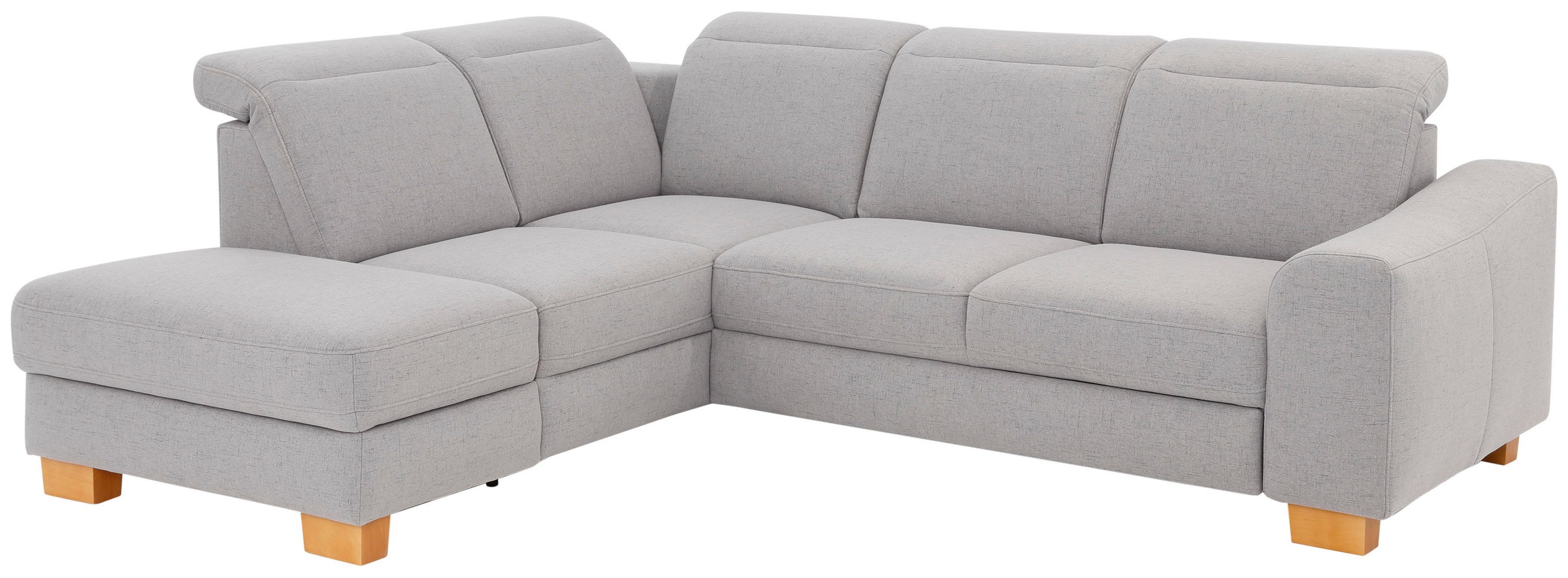 Home affaire Ecksofa »Dundee L-Form«, wahlweise mit Kopfteilverstellung und zusätzlich mit Bettfunktion