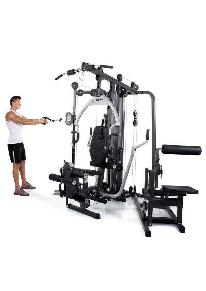Finnlo by Hammer Kraftstation »Autark 6600«, 20 Gewichtsblöcke, (Butterflystange, Latzug, Ruderfunktion und mehr), multifunktionale Fitnessstation, max. Trainingsgewicht 110 kg