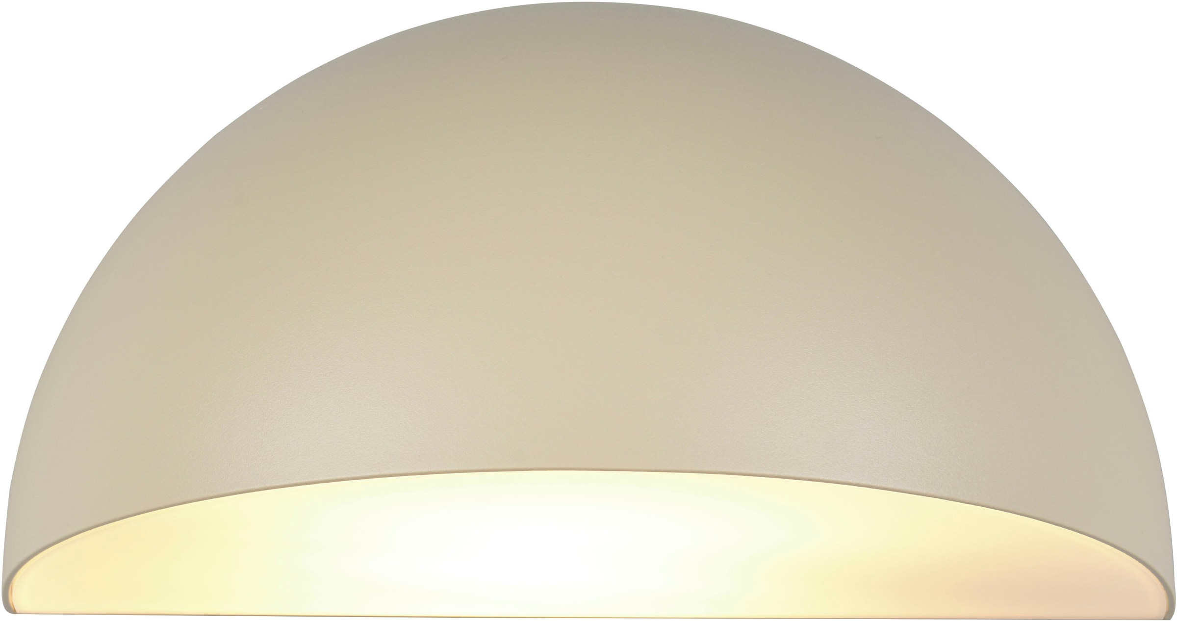 TRIO Leuchten Außen-Wandleuchte »MAAS, Hauswand Leuchte Downlight kugelförmig Metall Aluminium IP44« E27 1 Stk. warmweiß - kaltweiß exkl 1x E27 max 10W, Breite 27cm Höhe 14cm, Leuchtmittel wechselbar