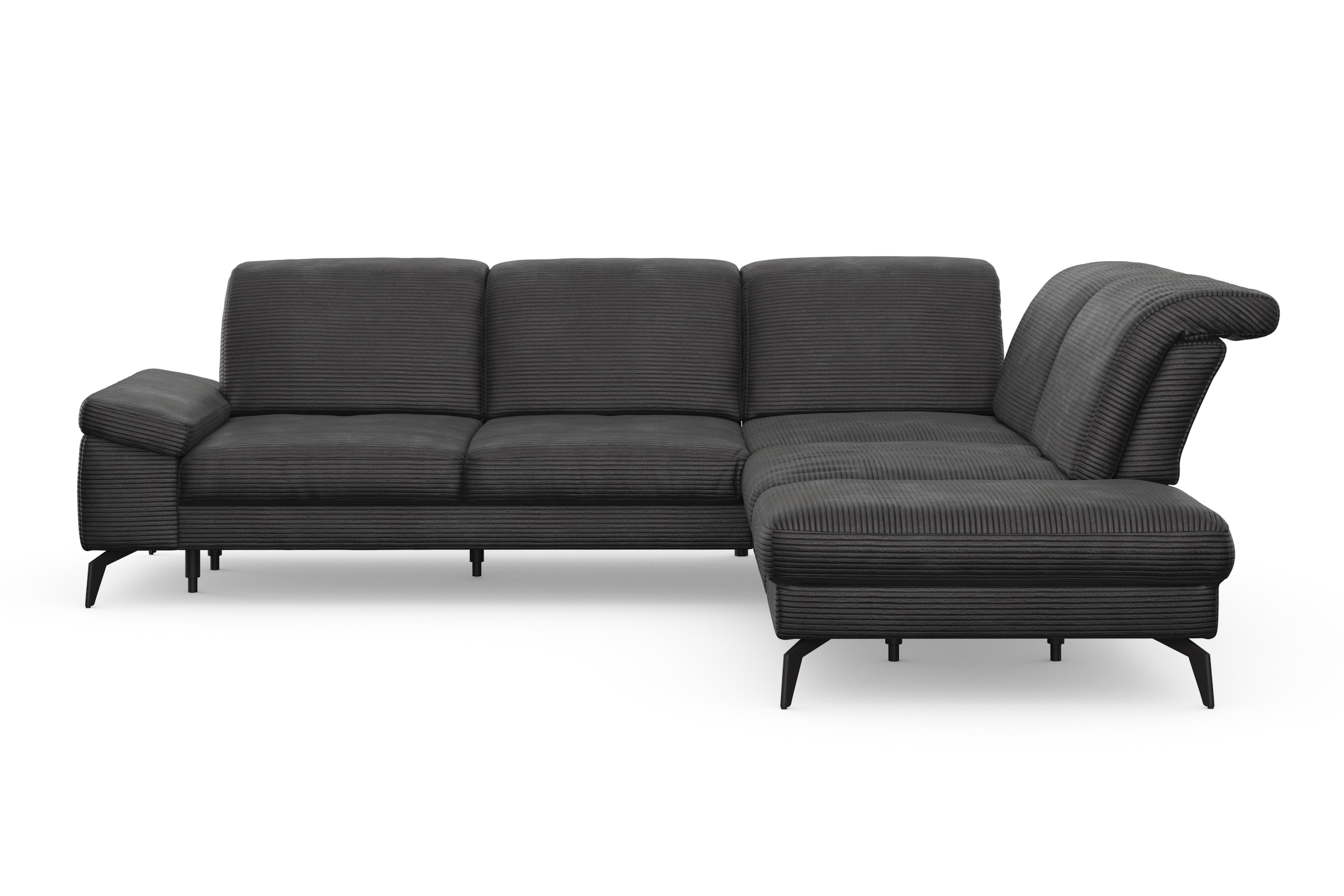 sit&more Ecksofa »Cabana L-Form«, Ottomane, wahlweise mit Sitztiefen-,Armlehnen- und Kopfteilfunktion