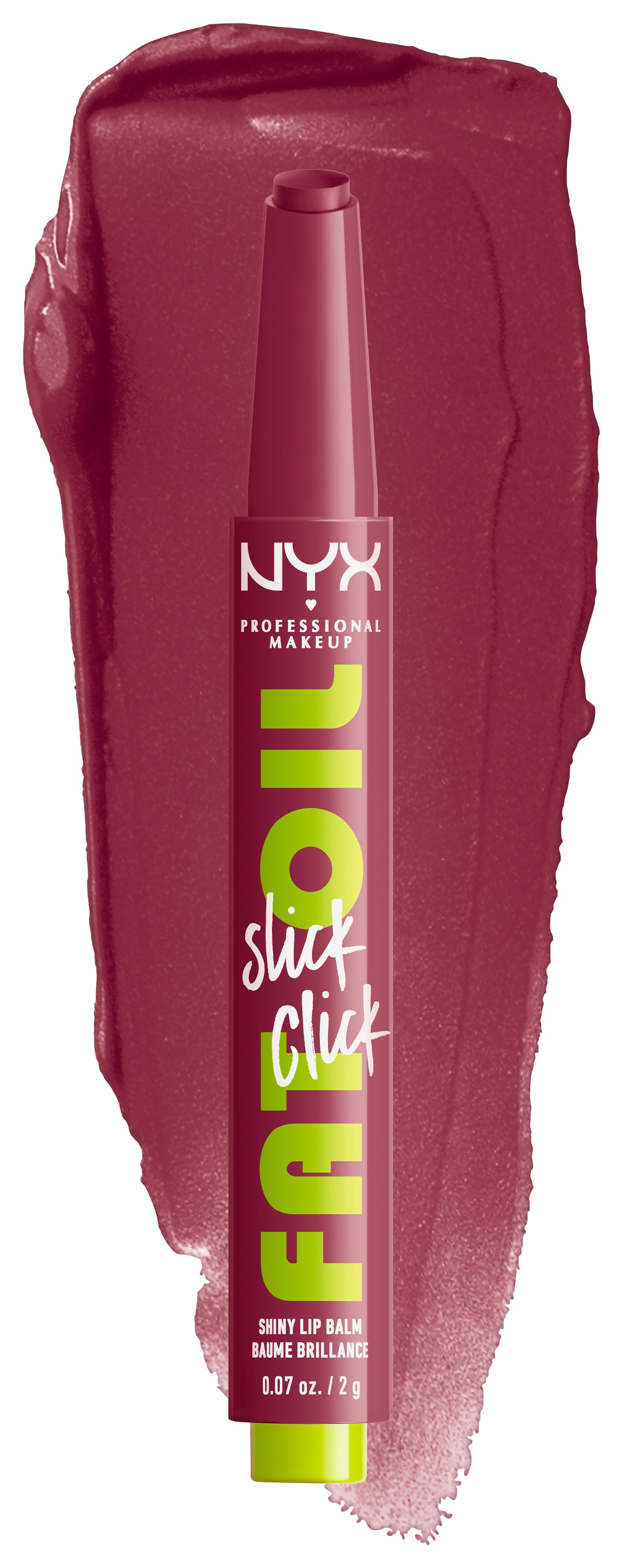 NYX PROFESSIONAL MAKEUP Lippenstift »FAT OIL SLICK CLICK« leichter, aufbaubarer, pigmentierter Lip Balm