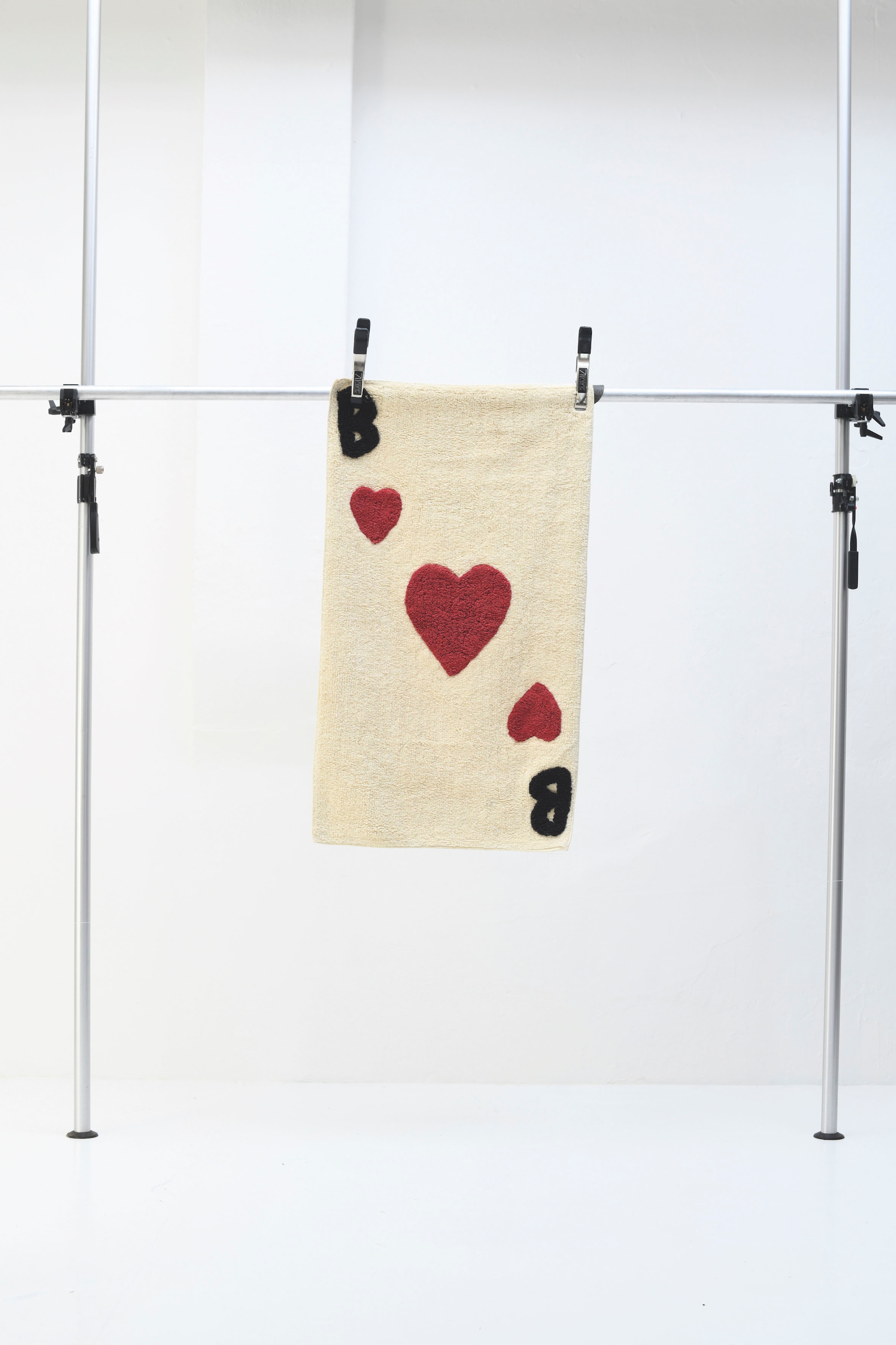 TOM TAILOR HOME Badematte »Bings Heart of Bings«, fußbodenheizungsgeeignet, Badteppich, reine Baumwolle, Uni-Farben, Motiv Herzen & Buchstaben