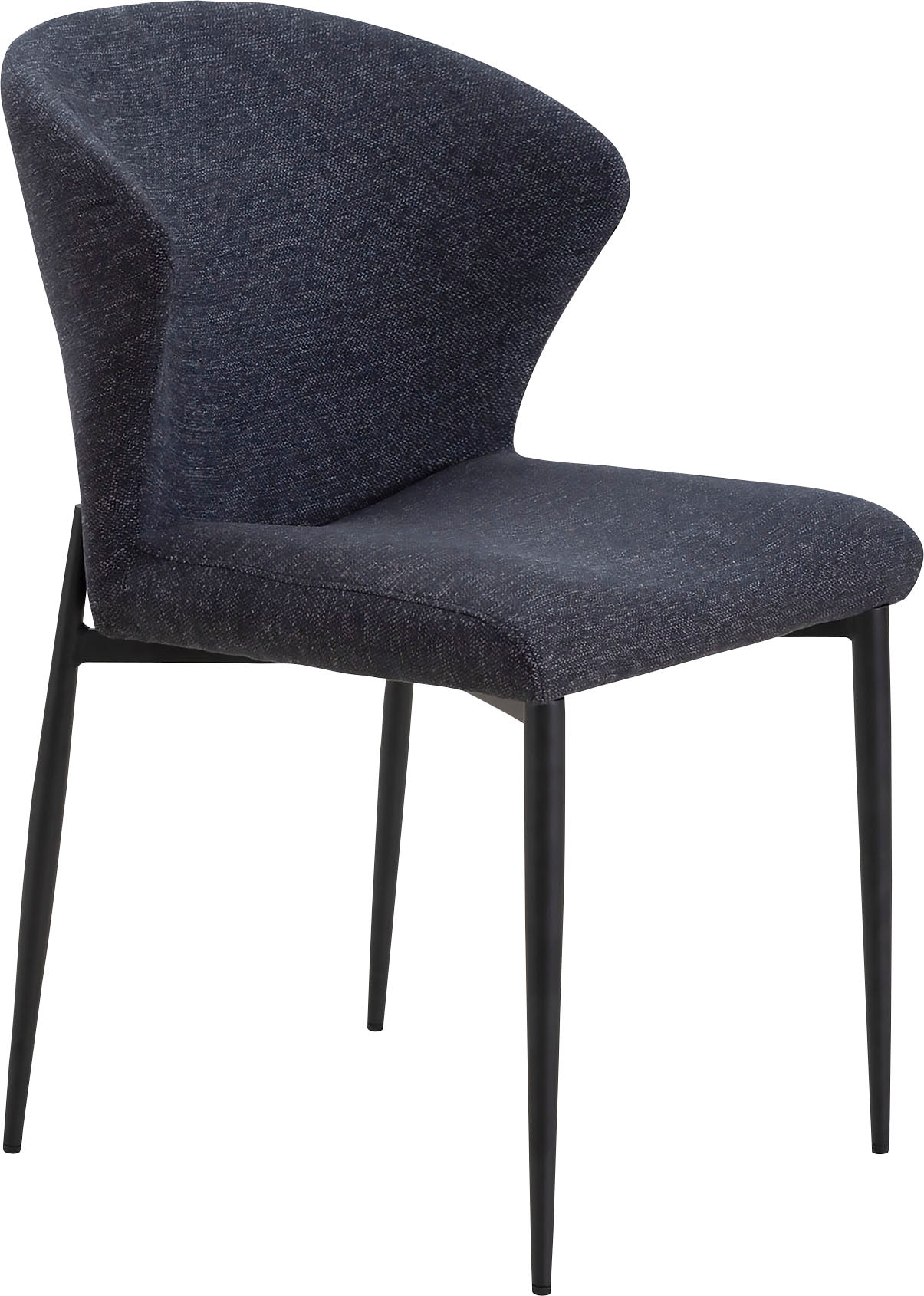 SalesFever Esszimmerstuhl »Dallas 2er-Set«, (Set), 2 St., Strukturstoff, mit Metallgestell, B 63, H 87, T 56 cm