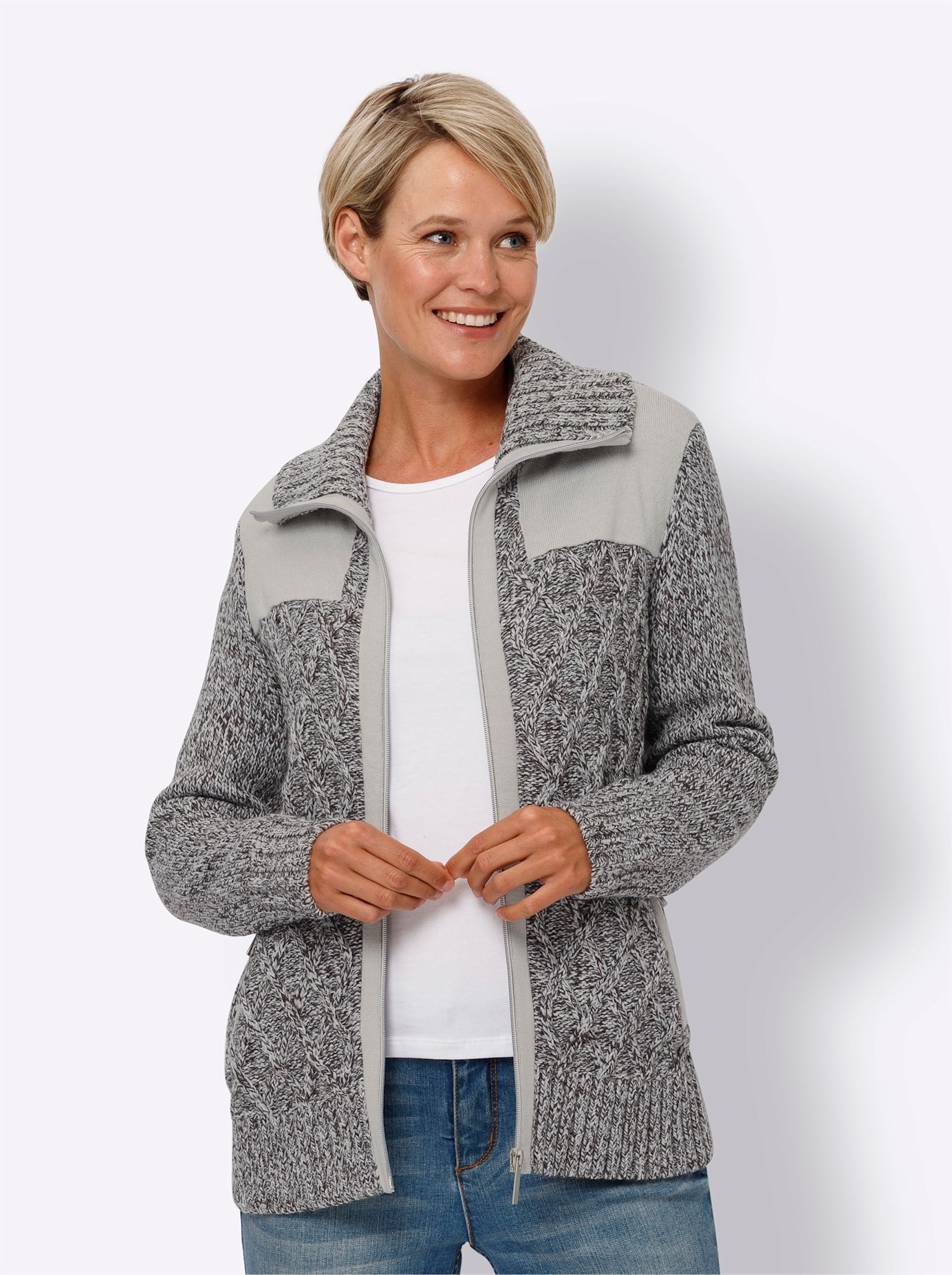 Classic Basics Strickjacke