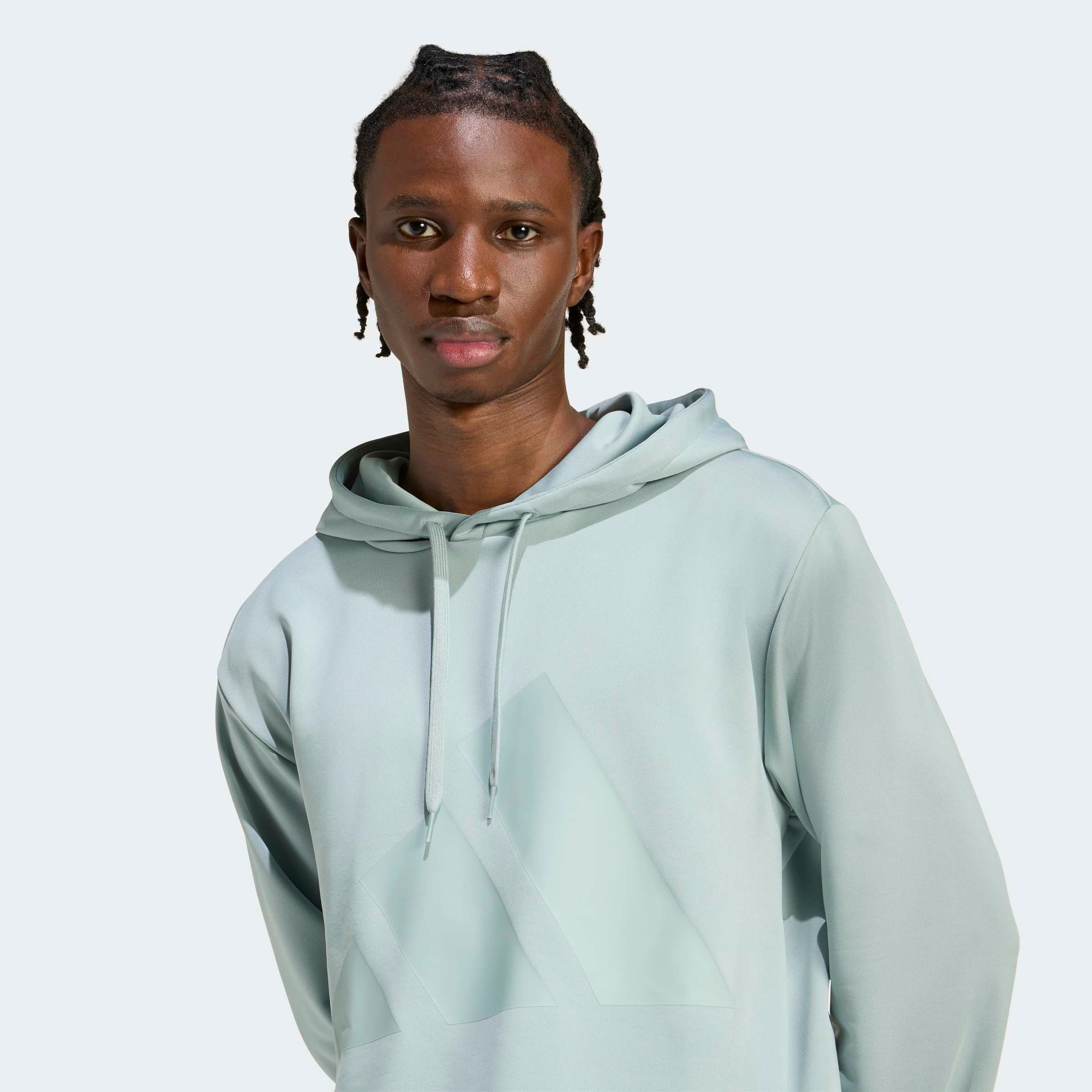 adidas Sportswear Trainingsanzug »BIG LOGO HOODED« 2 tlg. Set aus Hose und Hoodie, aus French-Terry-Material, zweiteilig