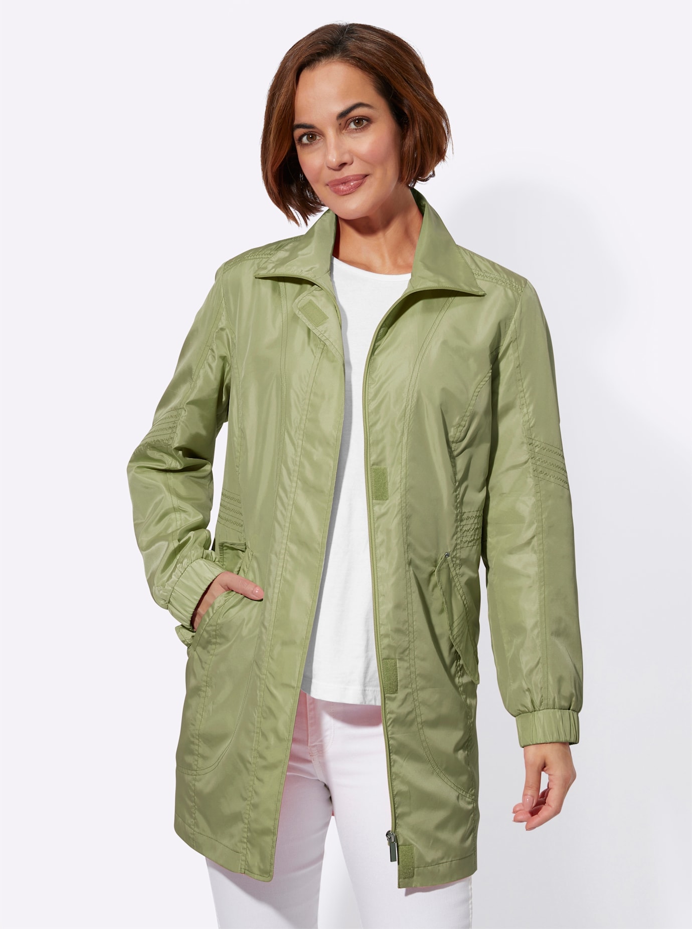 Classic Basics Langjacke, ohne Kapuze