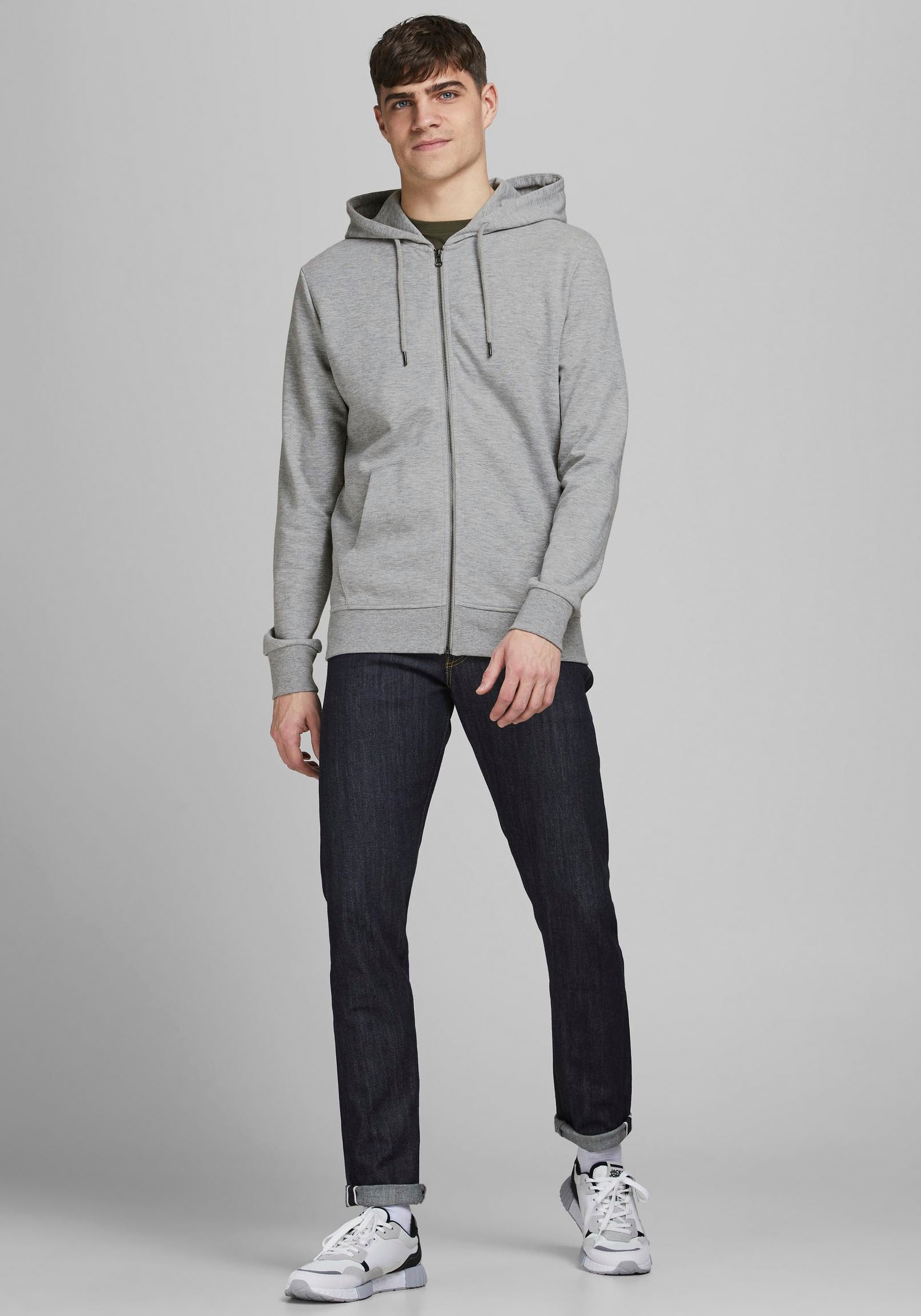 Jack & Jones Kapuzensweatjacke »BASIC SWEAT ZIP HOOD«