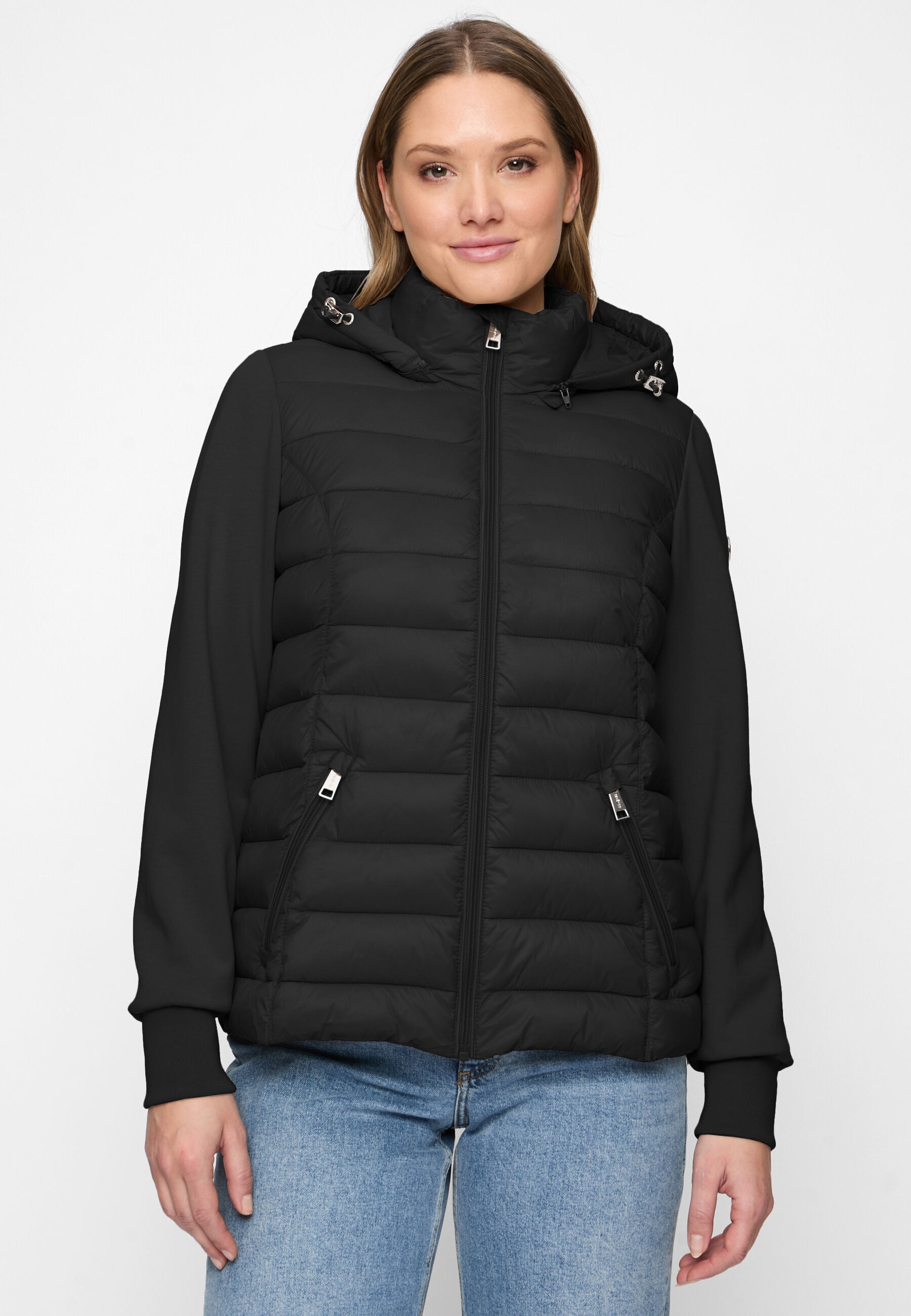 New View Steppjacke »Sophia« mit Kapuze mit weitenregulierbarer Kapuze