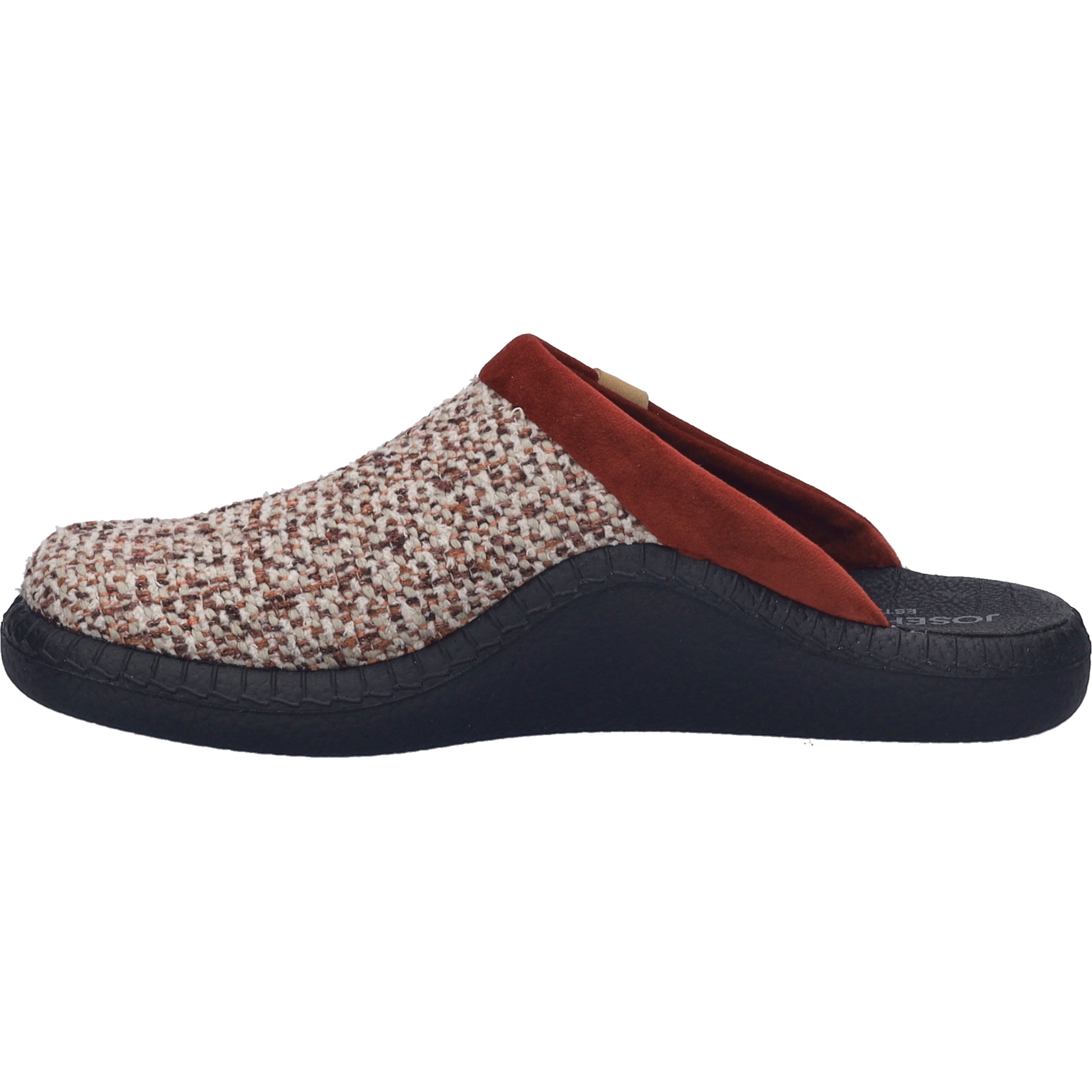 Josef Seibel Hausschuh »Monaco D 01, bordeaux-kombi«