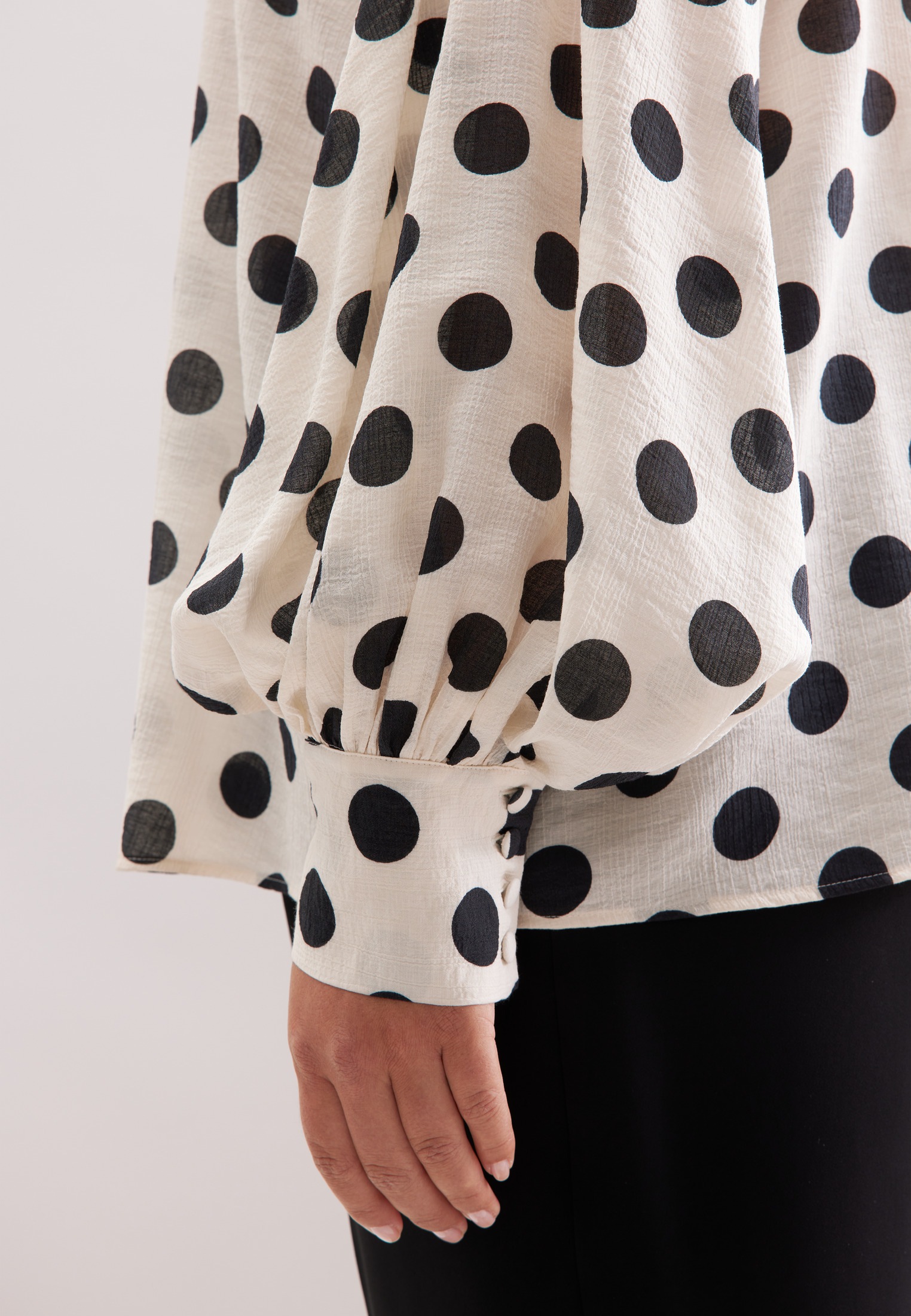 seidensticker Rüschenbluse »Schwarze Rose« 1/1 Druck