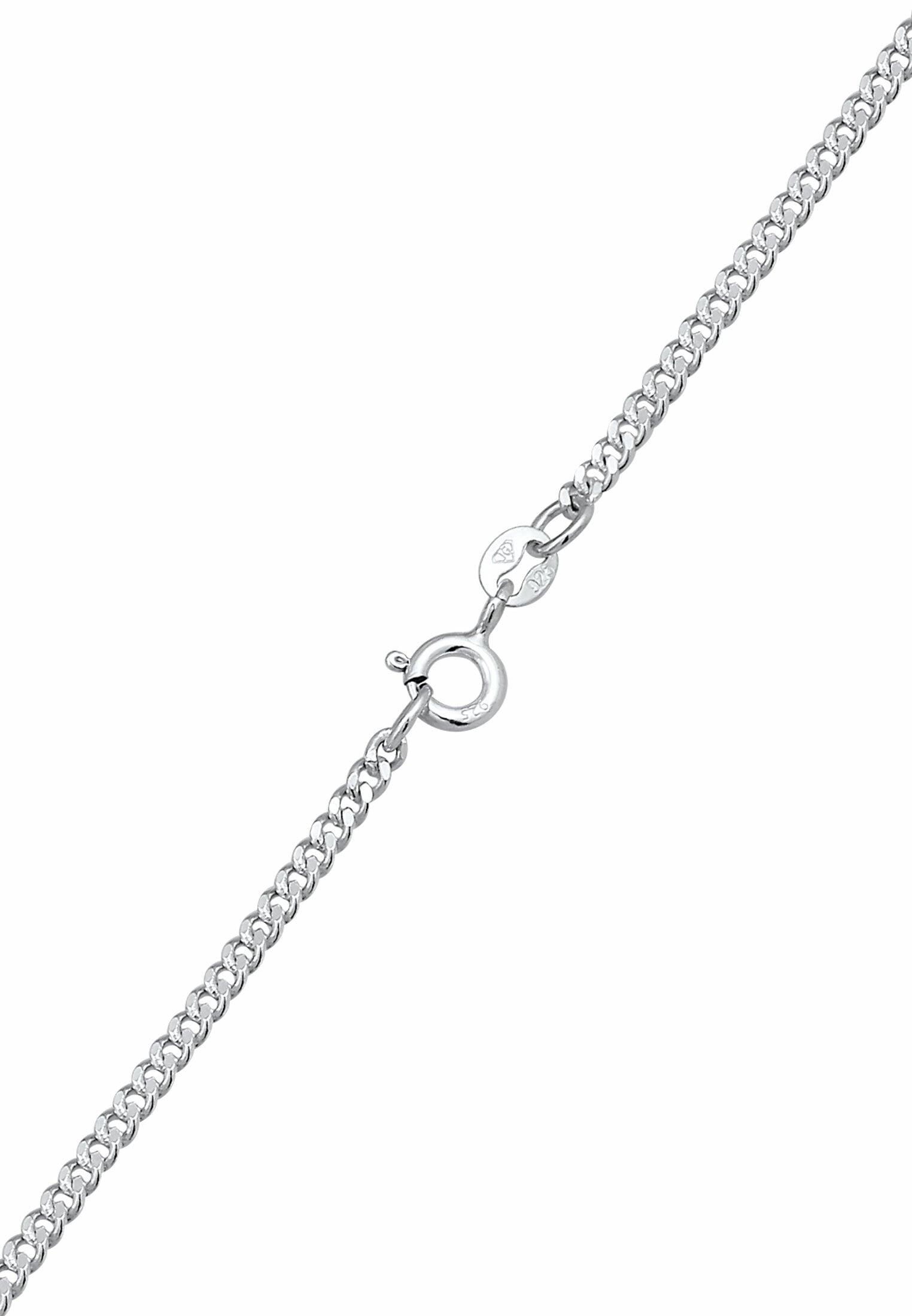 Elli Kette ohne Anhänger »Halskette Panzerkette Collier Basic Chunky Chain 925er Silber«