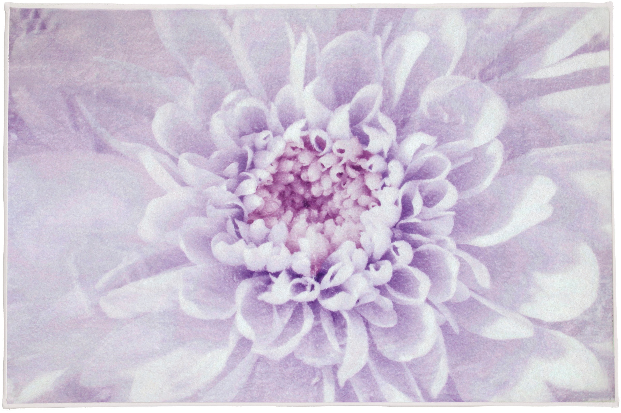 Kleine Wolke Badematte »Dahlia«, rutschhemmend beschichtet, fußbodenheizungsgeeignet, Badteppich, bedruckt, Blütenmotiv, Pastell Farben