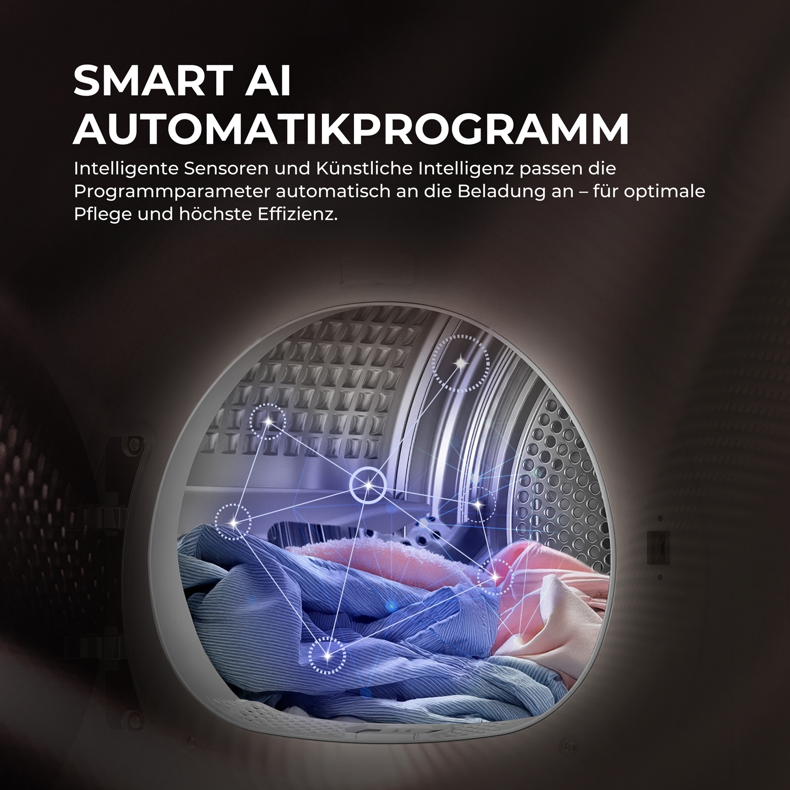 Haier Wärmepumpentrockner »HD90-B667U1« G7 Serie Smart AI Automatikprogramm & Ion Air Fresh