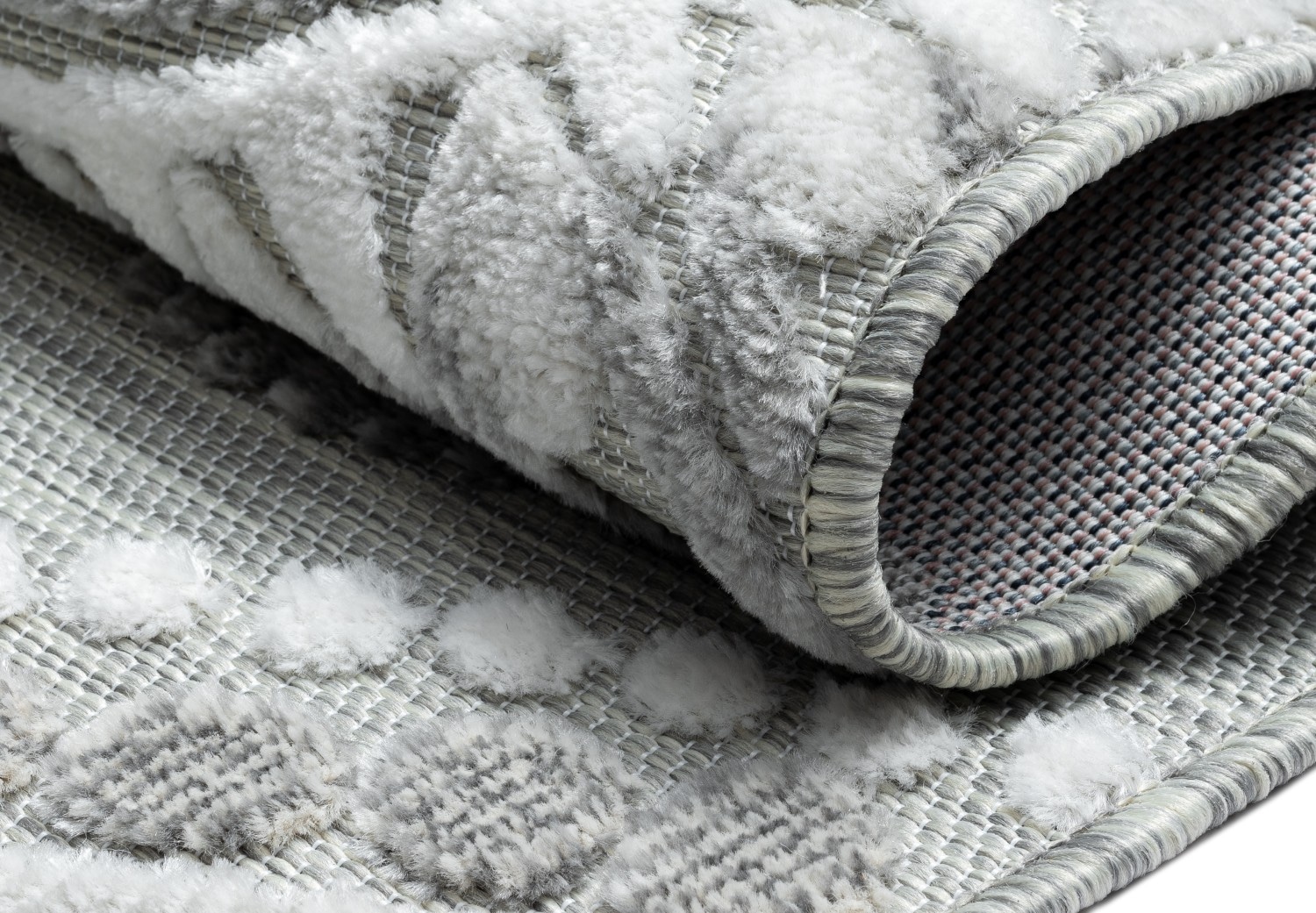 Myflair Möbel & Accessoires Teppich »Loop Lagerräumung«, rechteckig, 8 mm Höhe, modernes Design, Hoch-Tief Effekt, Outdoor geeignet, Balkon, Terrasse
