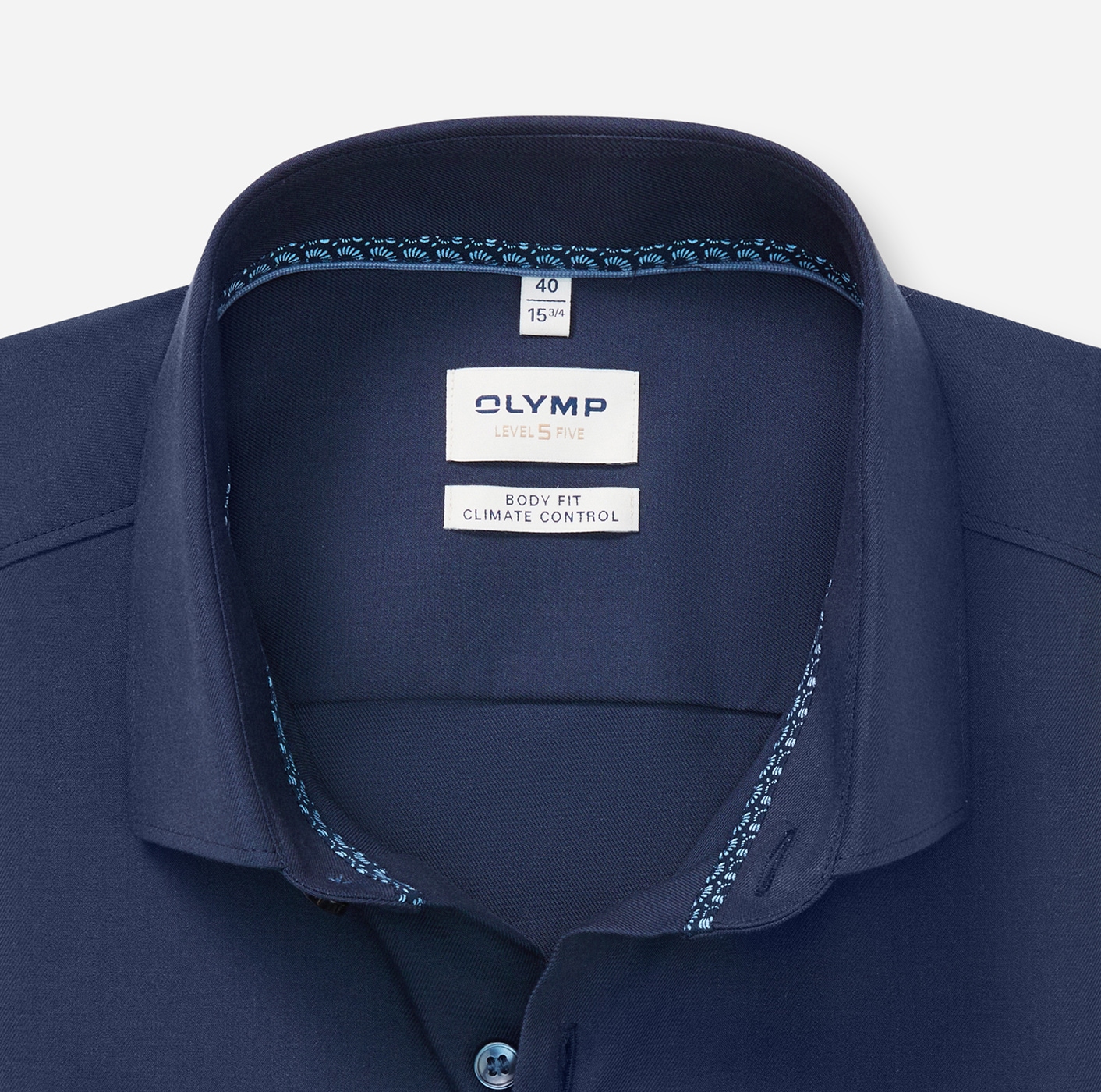 OLYMP Langarmhemd »Level Five« body fit, Businesshemd, Climate Control, Modern Kentkragen