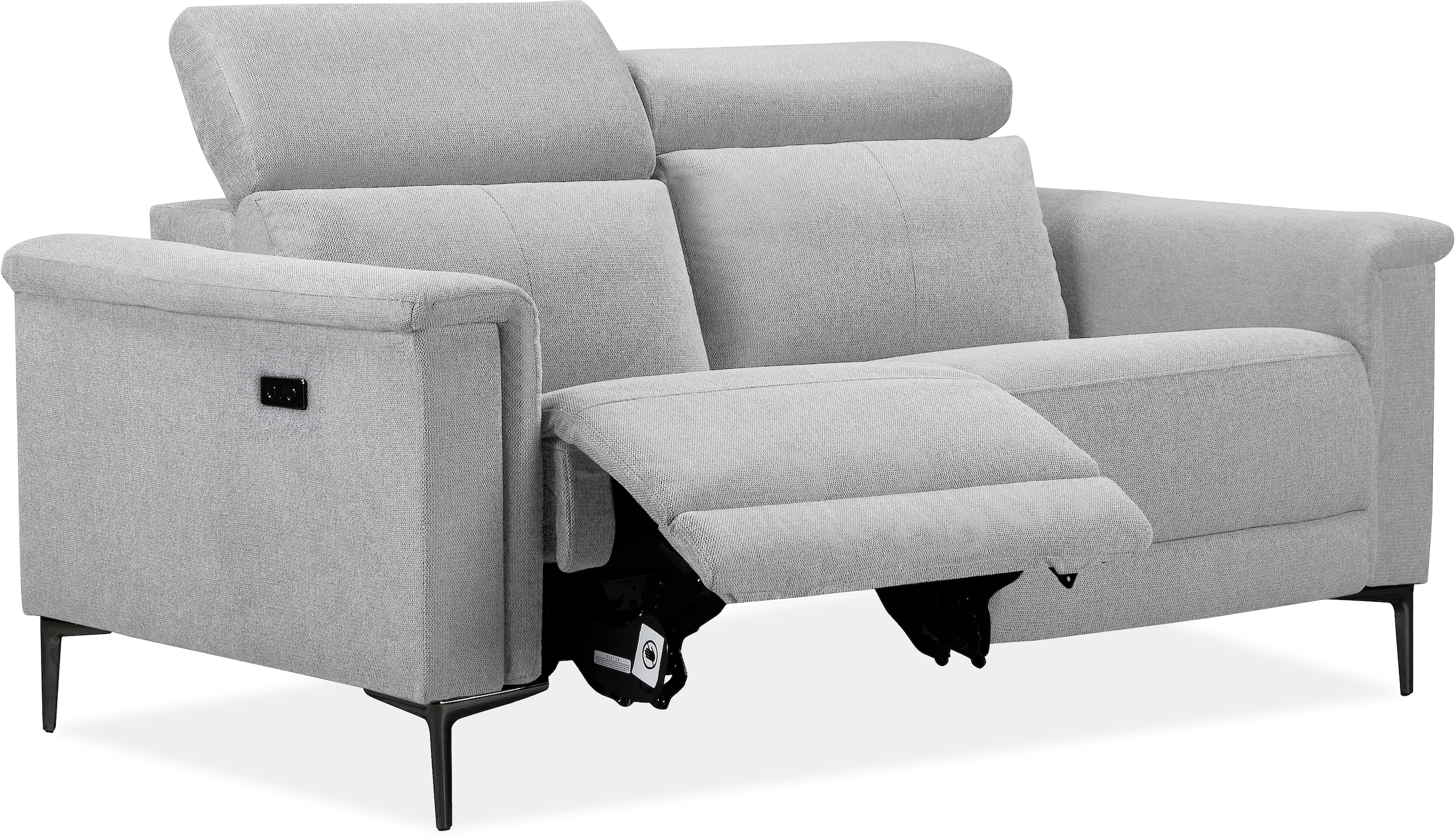 Places of Style 2-Sitzer »Lund«, manueller od. elektrischer Relaxfunktion und USB-A