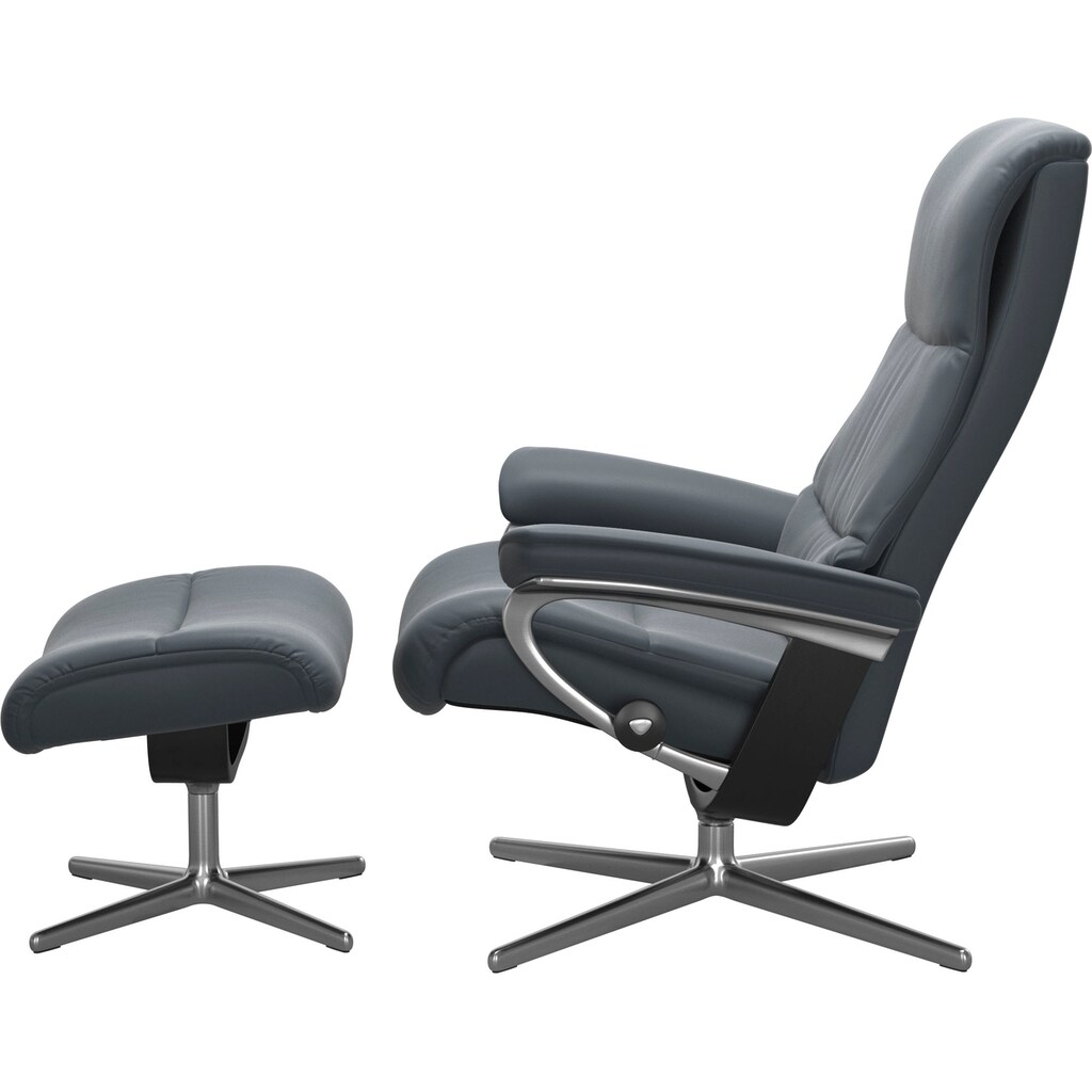 Stressless® Relaxsessel »View«, mit Cross Base, Größe S, M & L, Holzakzent Schwarz