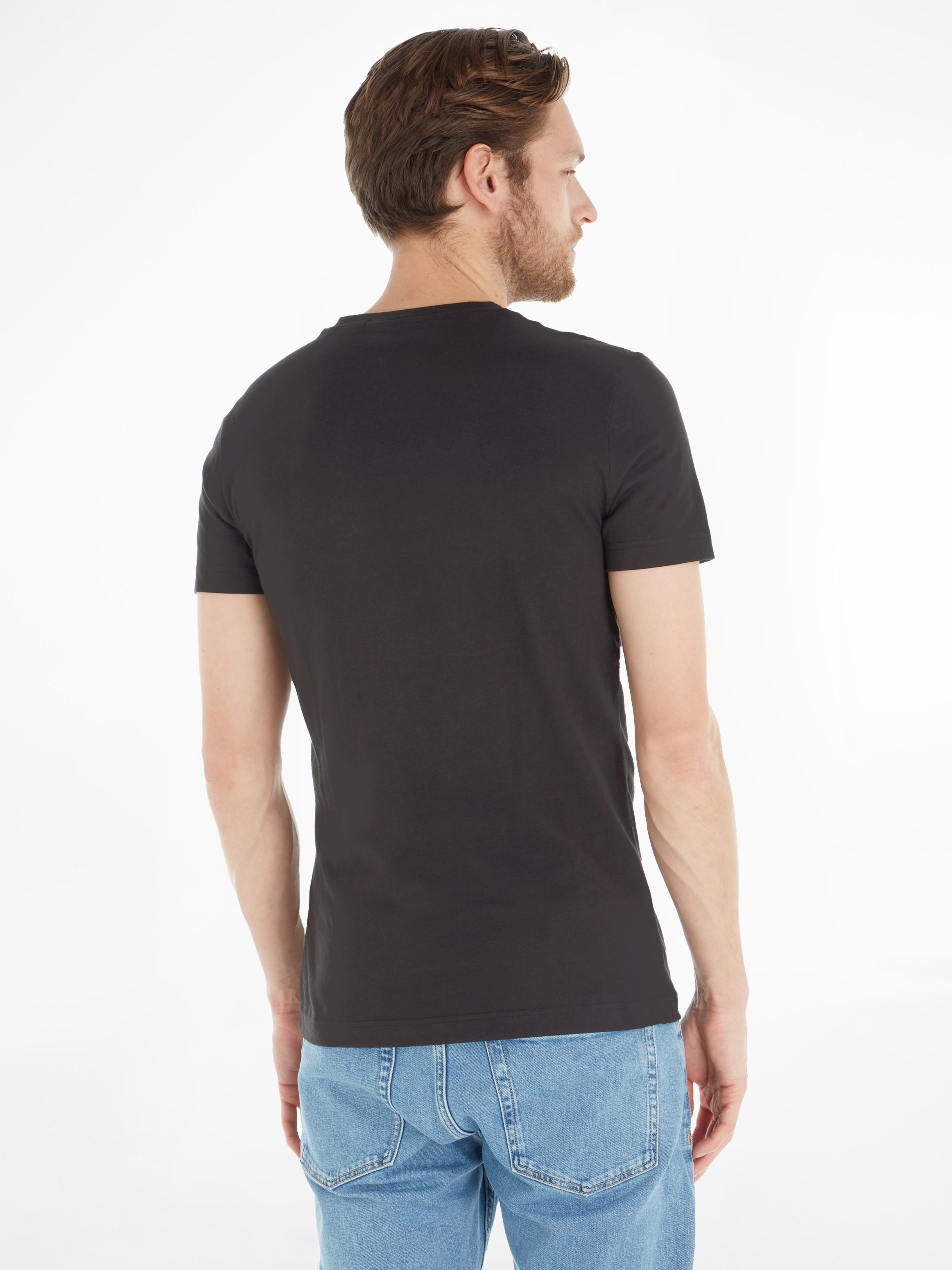 Calvin Klein Jeans T-Shirt »CORE INSTITUTIONAL LOGO SLIM TEE«, mit logo-Schriftzug