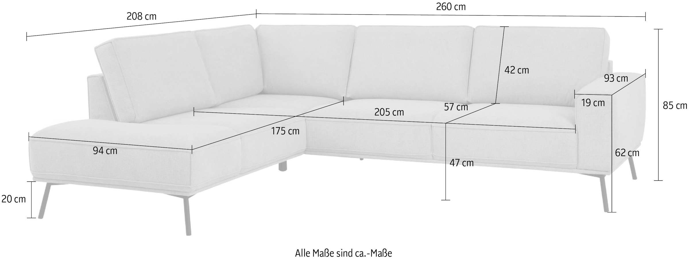 andas Ecksofa »Vosby«