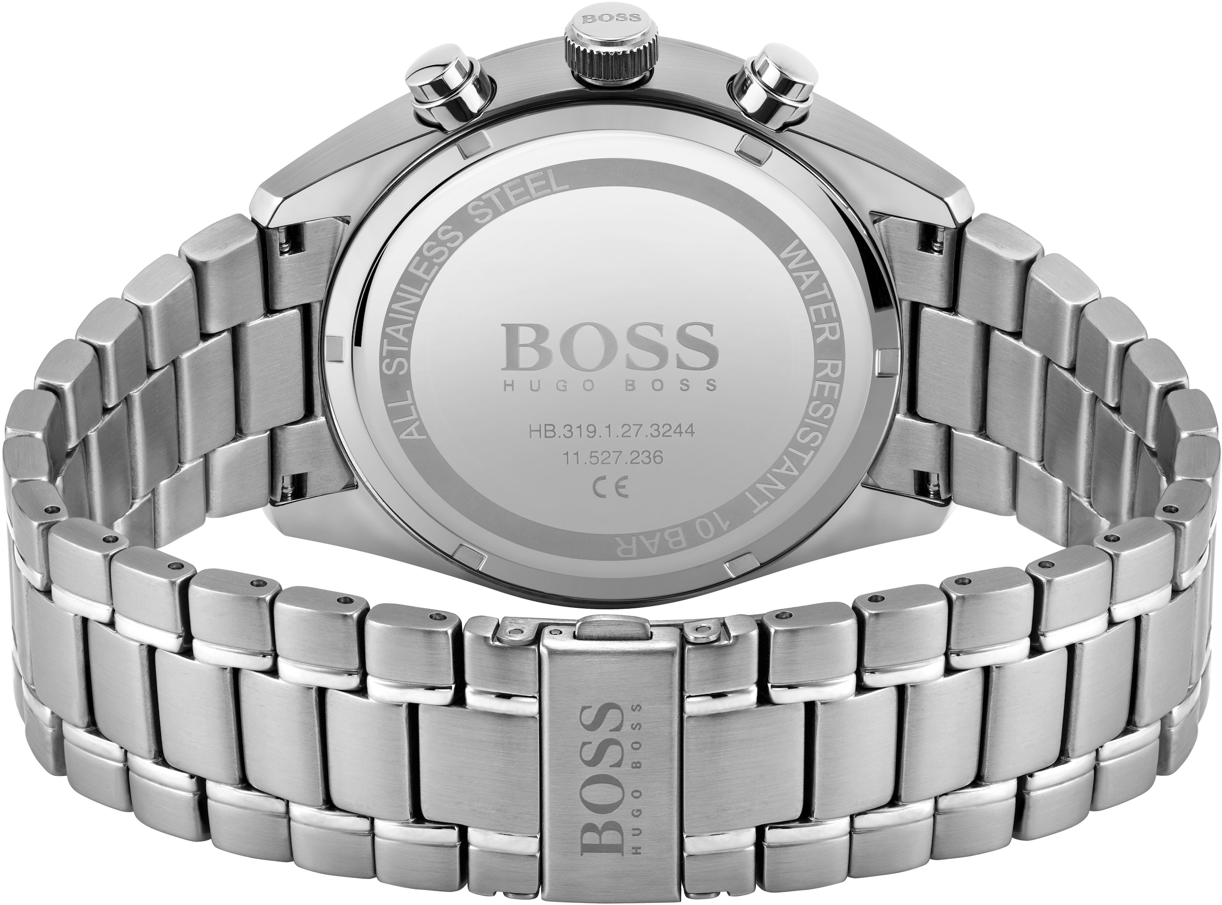 BOSS Chronograph »CHAMPION, 1513818«, Quarzuhr, Herrenuhr, Armbanduhr, Stoppfunktion, Datum, Tachymeter