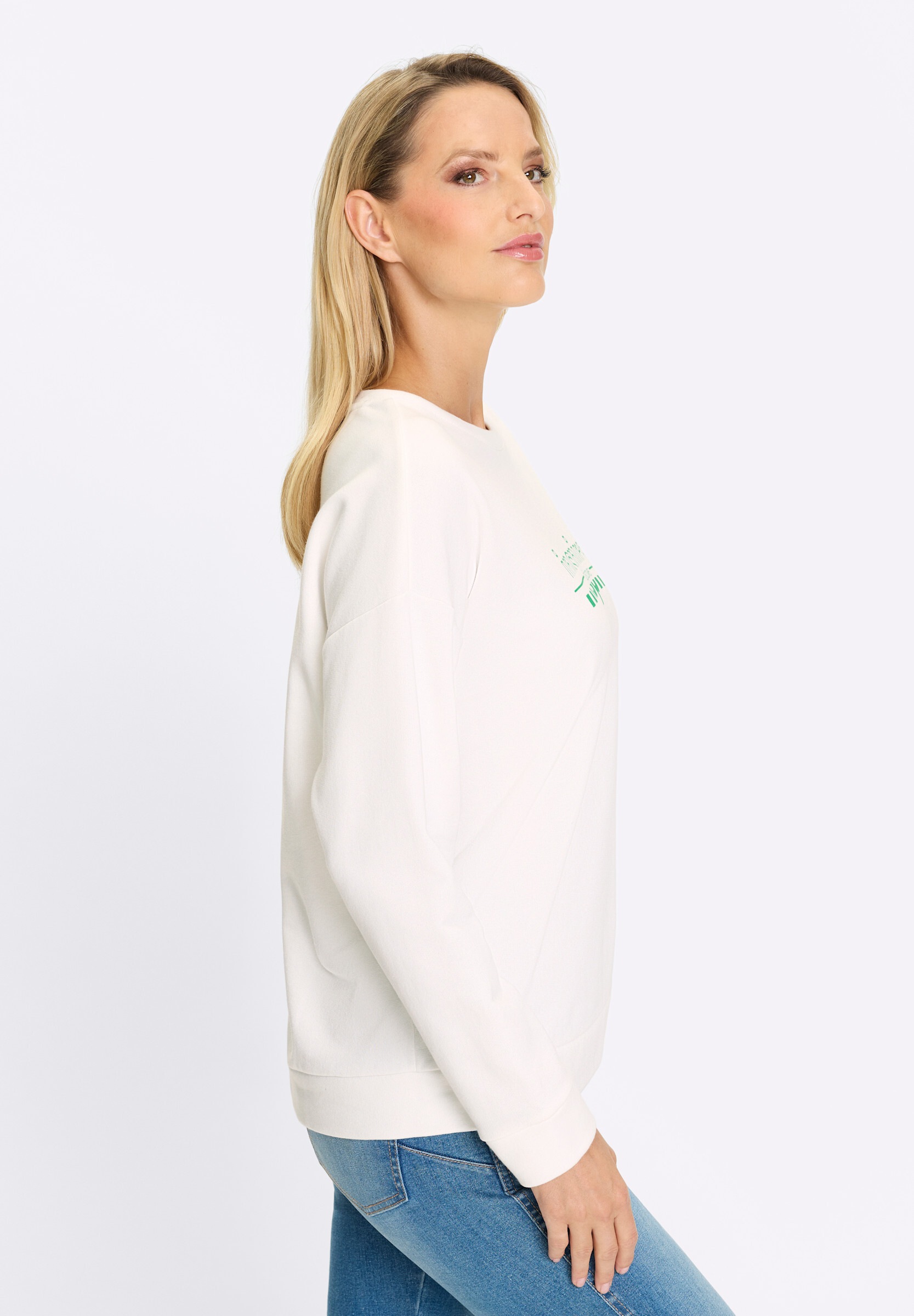 heine Sweatshirt »Sweatshirt Sweatshirt mit Aufdruck«
