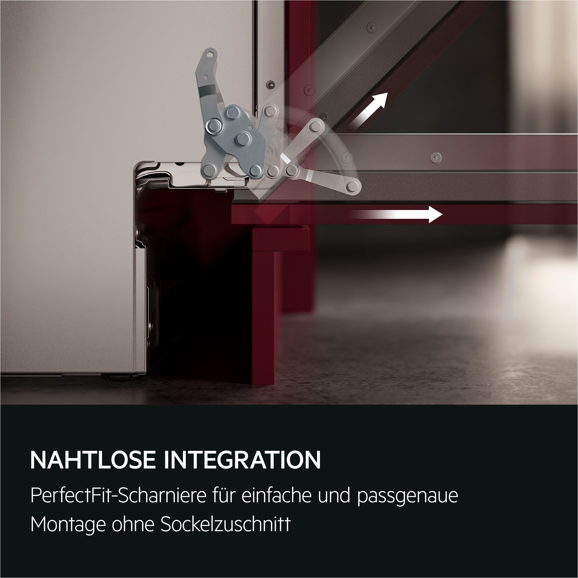 AEG teilintegrierbarer Geschirrspüler 9000 »GT9200X2SCM« Leise Spülmaschine 38 dB kraftvoll gegen Eingebranntes EEK A-10 %