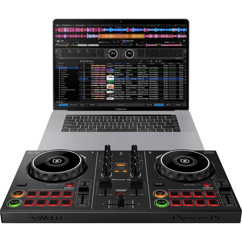 Pioneer DJ DJ-CD-Player »DDJ-200«, CD-Bluetooth, USB-Audiowiedergabe