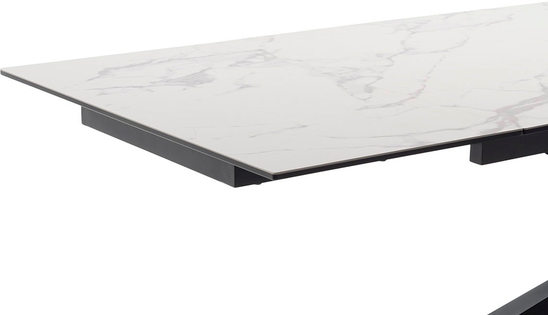 MCA furniture Esstisch »TESERO Auszugtisch 200-300 cm«, (Einzelstück), Keramik,Metall,Marmor-Optik,ausziehbar,belastbar 100kg,10-12 Pers.
