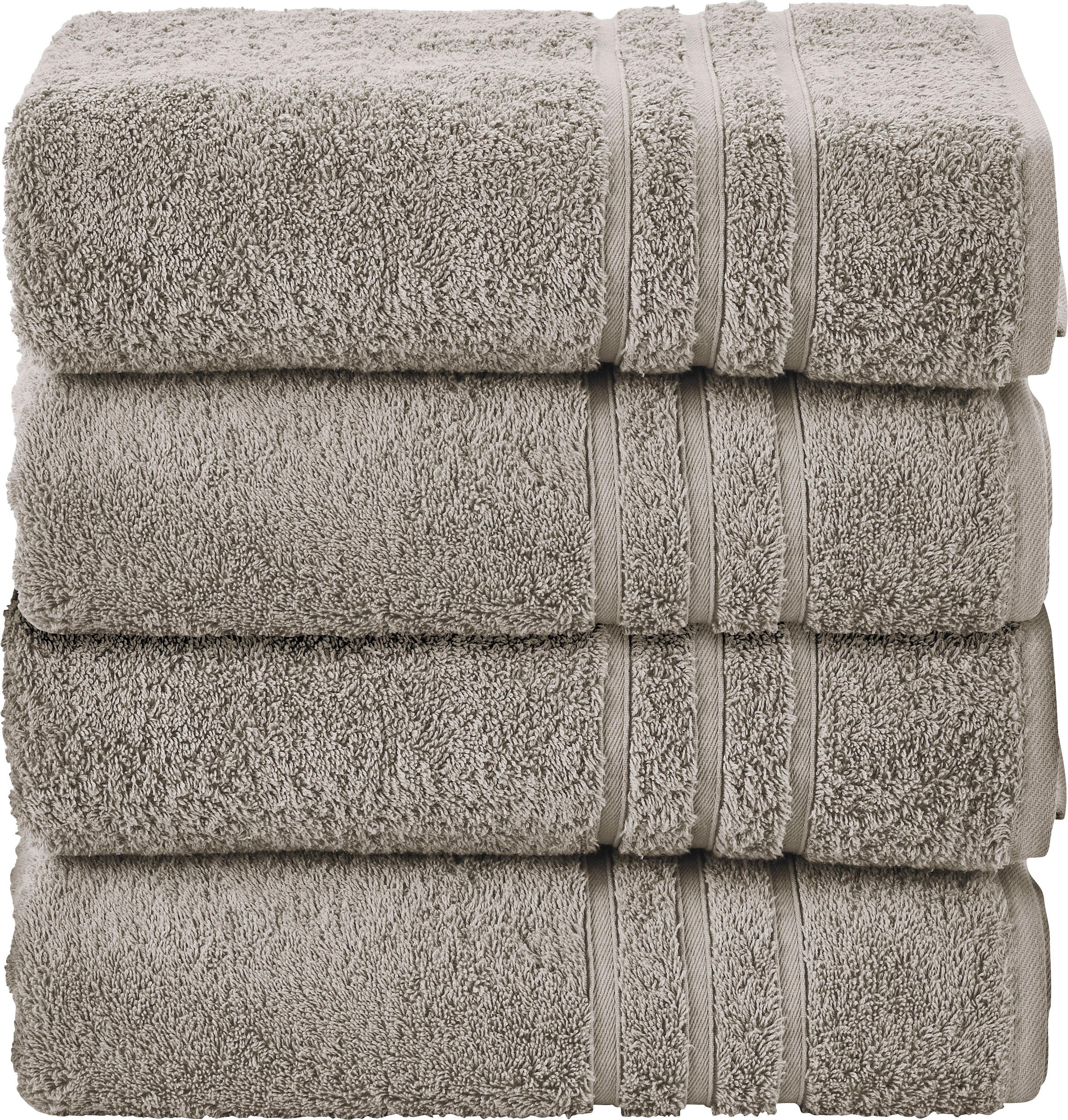 done.® Handtuch Set »Daily Uni« Uni Farben, saugfähiges Walkfrottier