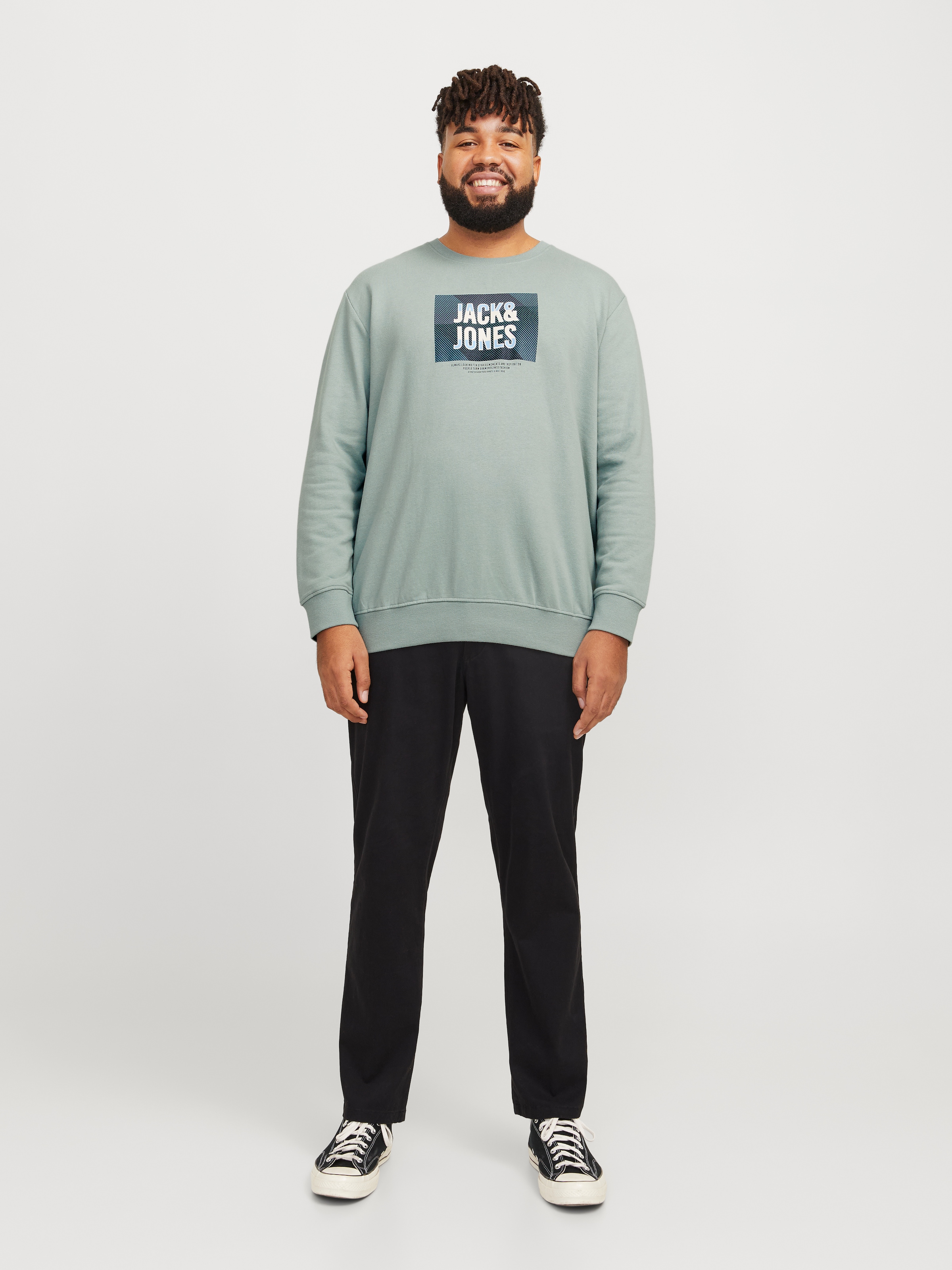 Jack & Jones PlusSize Sweatshirt »JJHUDSON SWEAT CREW NECK PLS«