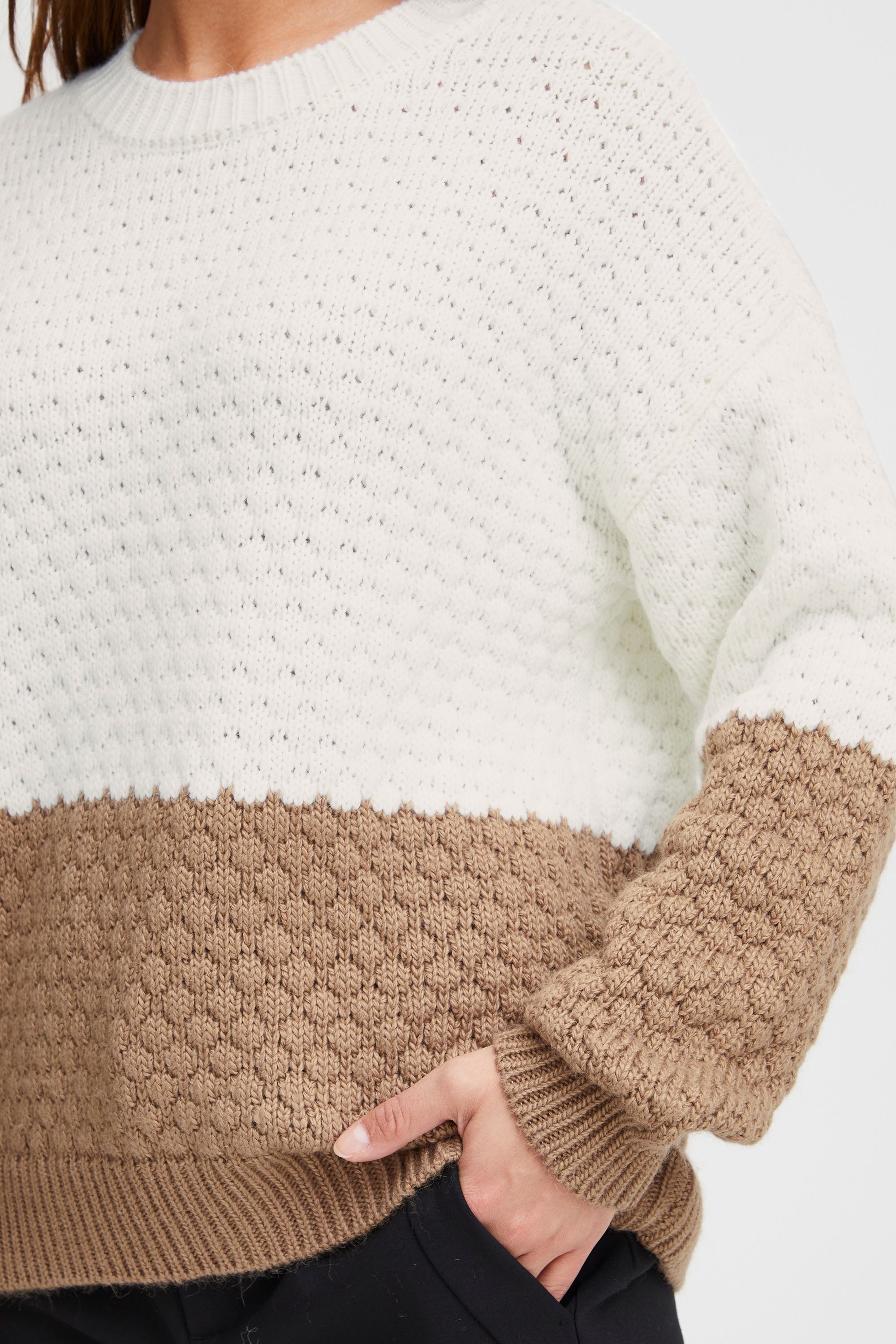 fransa Strickfleece-Pullover »Strickpullover FRLindsy«