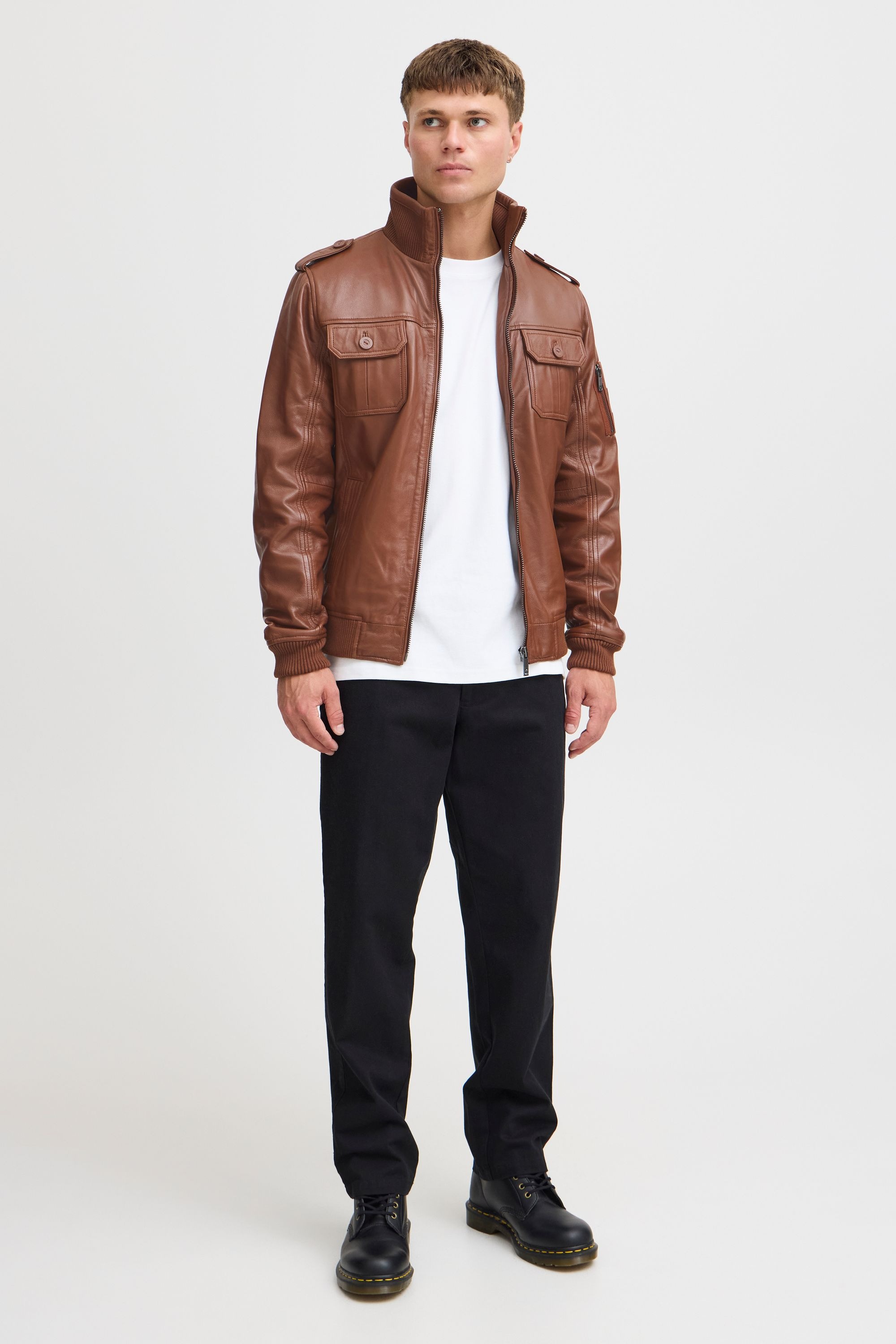 !Solid Lederjacke »Lederjacke SDFamash«