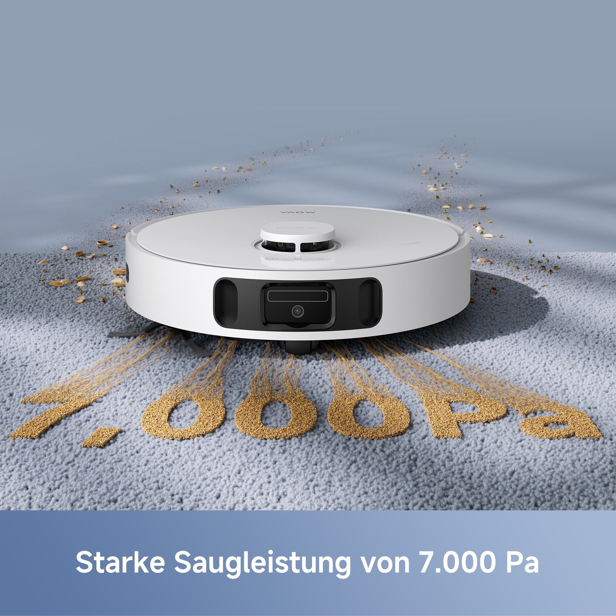 Dreame Saugroboter »Mova E30 Ultra, mit Aubsaugstation,«, 7000 Pa Saugleistung/Automatische Absaugung und selbstreinigende Mopps