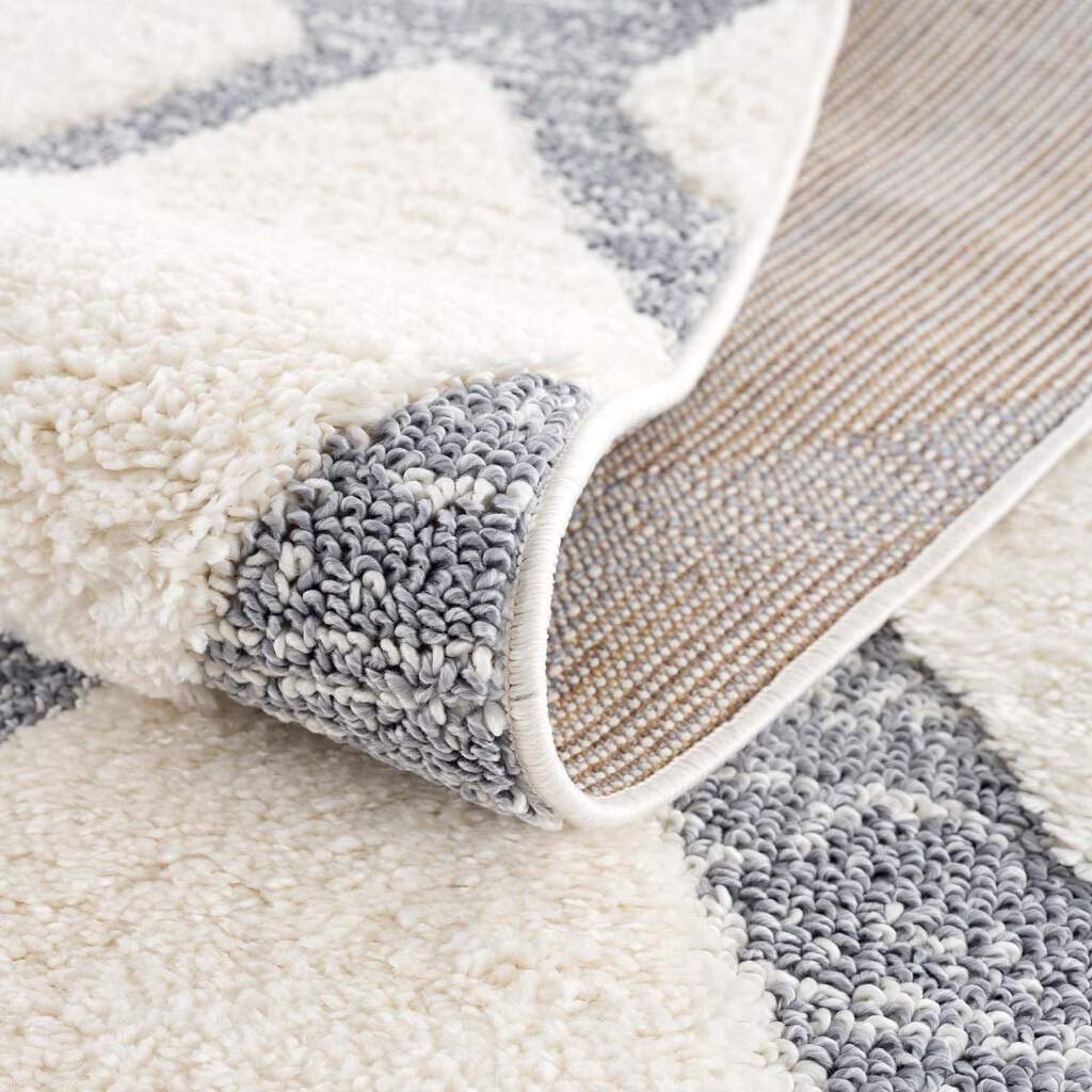 Carpet City Hochflor-Teppich »Focus 4497«, rechteckig, besonders weich, Rauten-Optik, 3D-Effekt