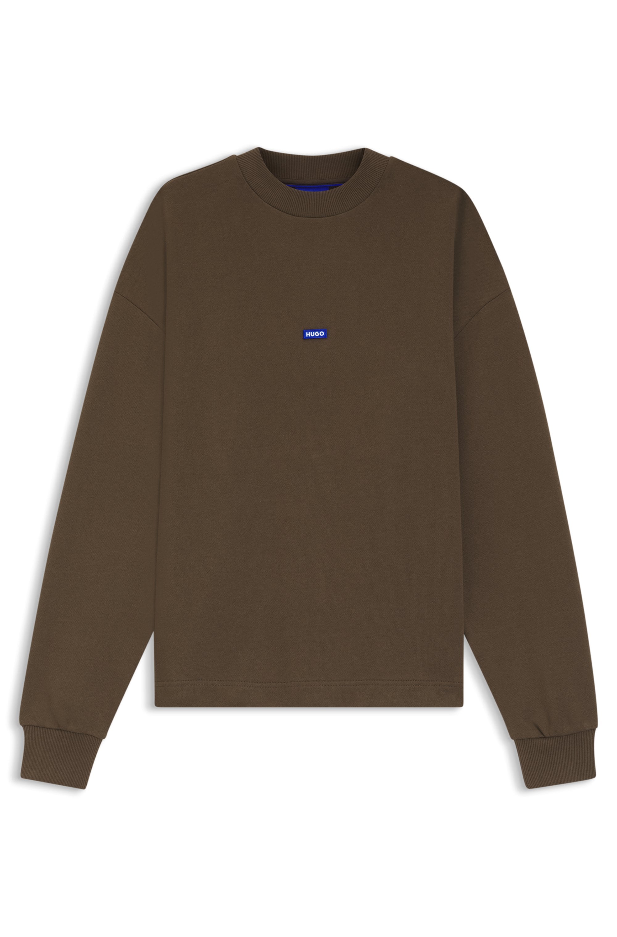 HUGO Blue Sweatshirt »Nedro«, Rundhalsausschnitt, Regular Fit,  Logo-Patch
