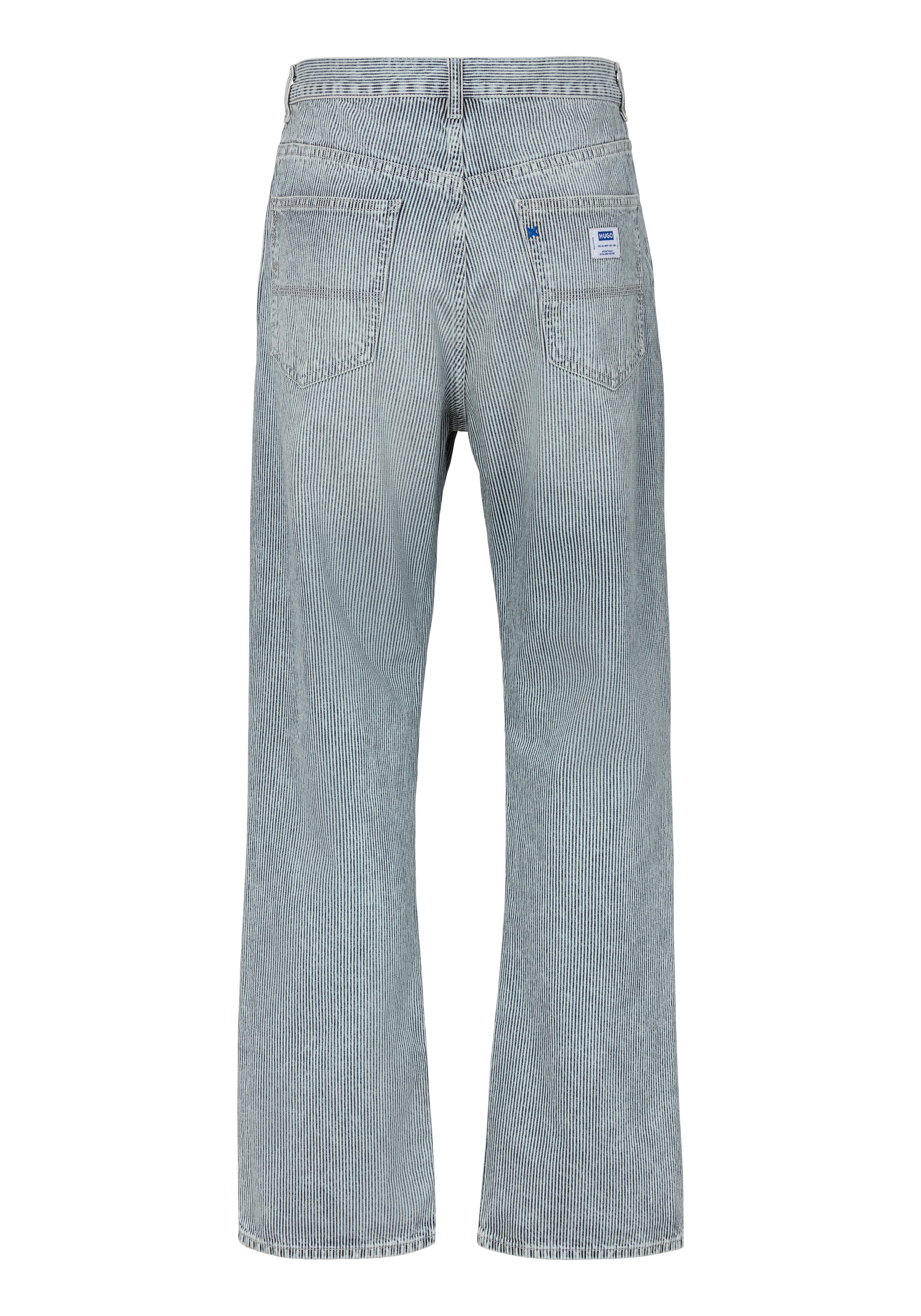 HUGO Blue Loose-fit-Jeans »Nate«, in heller Waschung