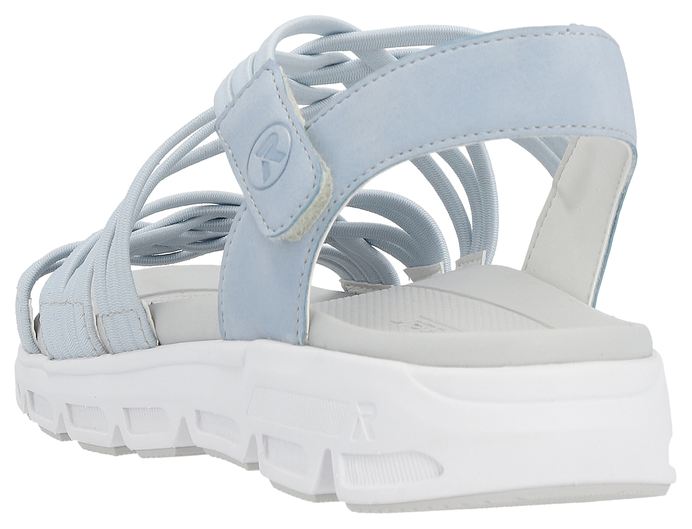 Rieker EVOLUTION Sandale, Sommerschuh, Sandalette, mit Stretchriemchen und Klettverschluss