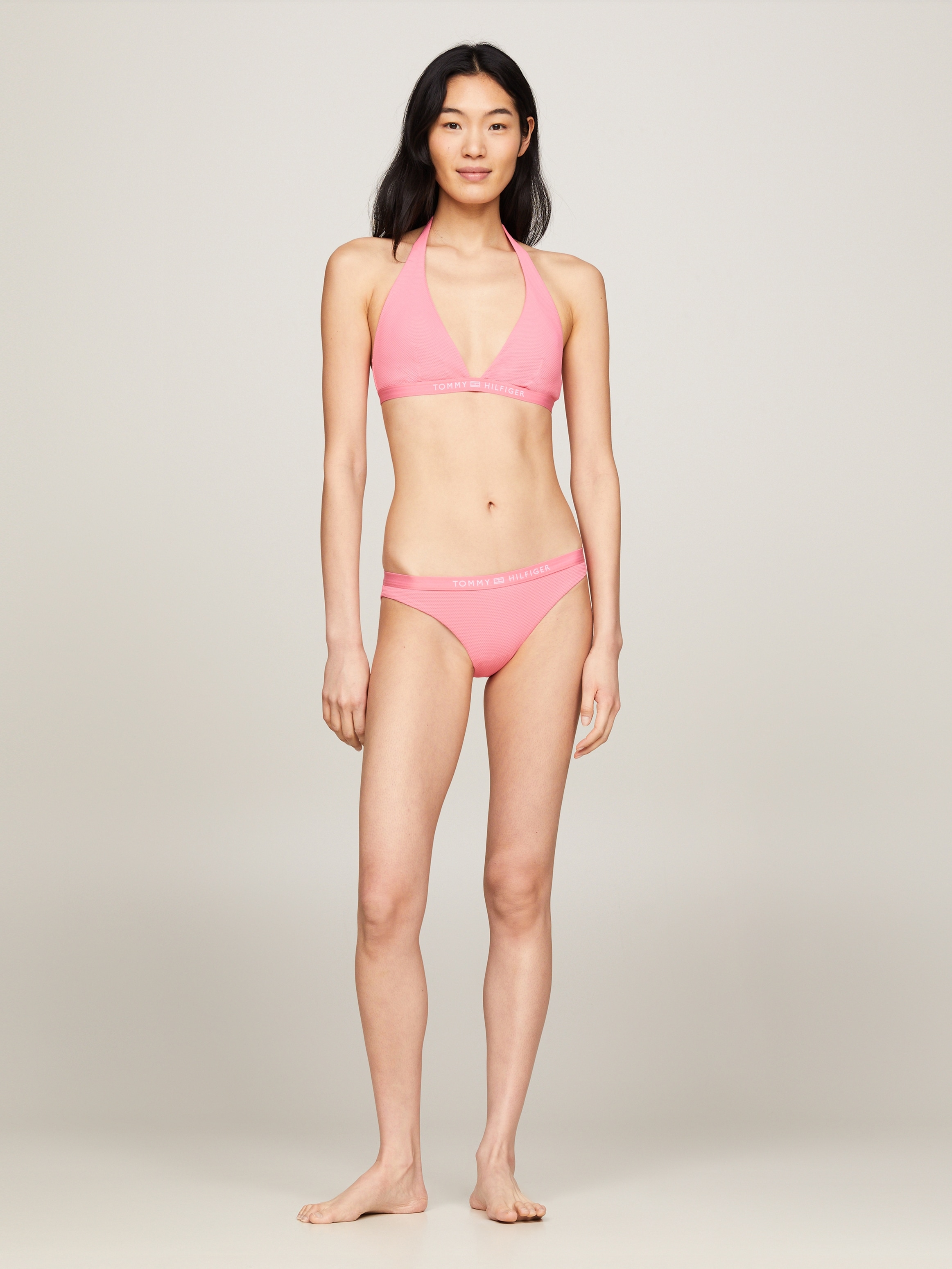Tommy Hilfiger Swimwear Triangel-Bikini-Top »TRIANGLE FIXED RP« mit Logoschriftzug