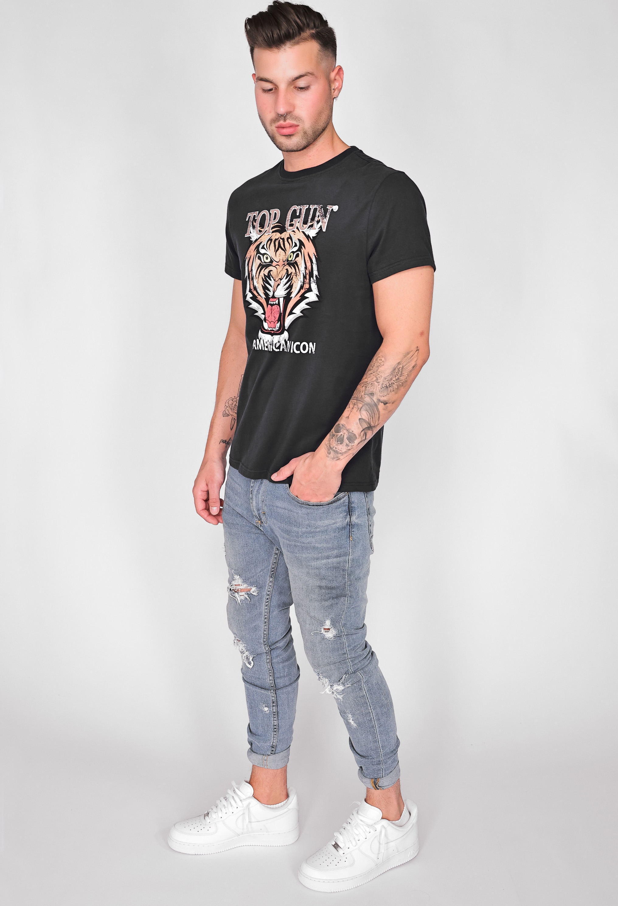 TOP GUN T-Shirt »T-Shirt TG20213017«