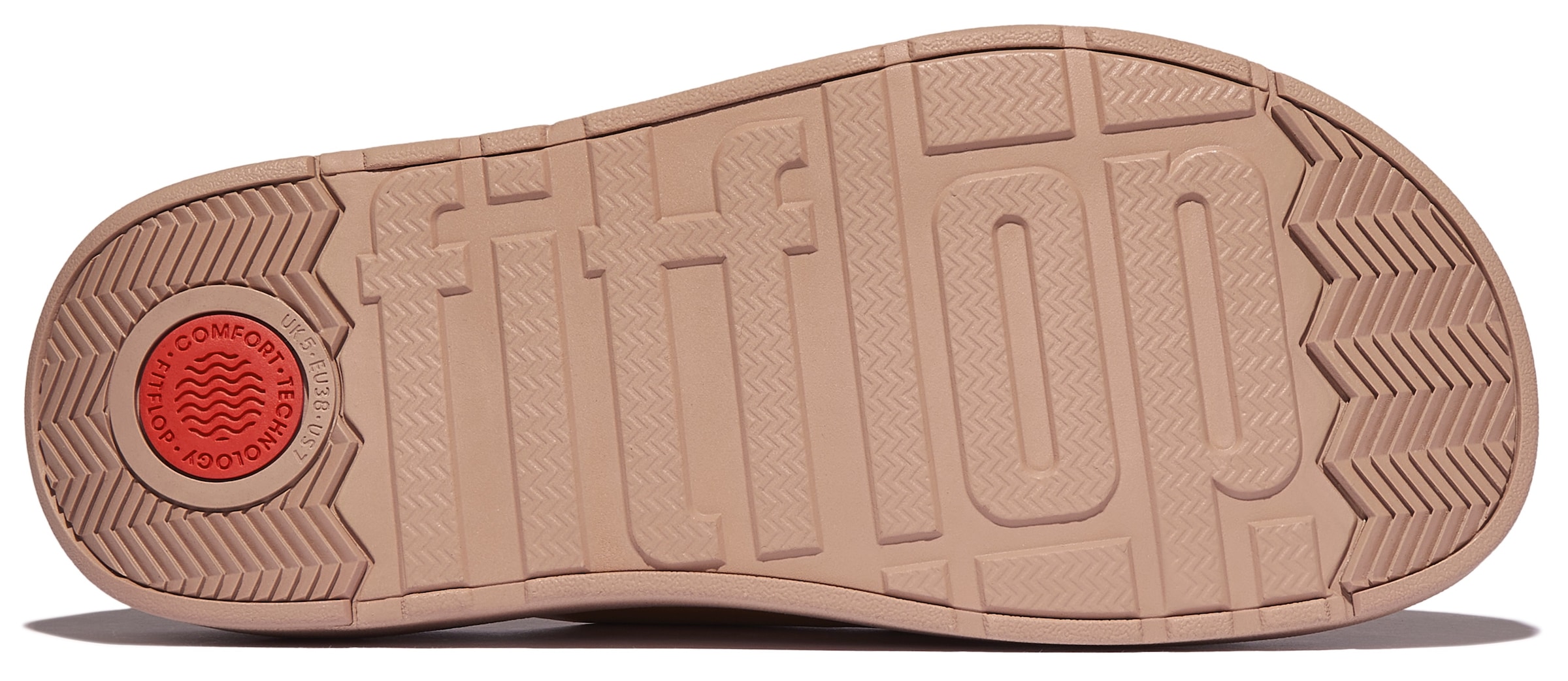 Fitflop Pantolette »GEN-FF«, Keilabsatz, Sommerschuh, Schlappen mit Microwobbleboard-Innensohle