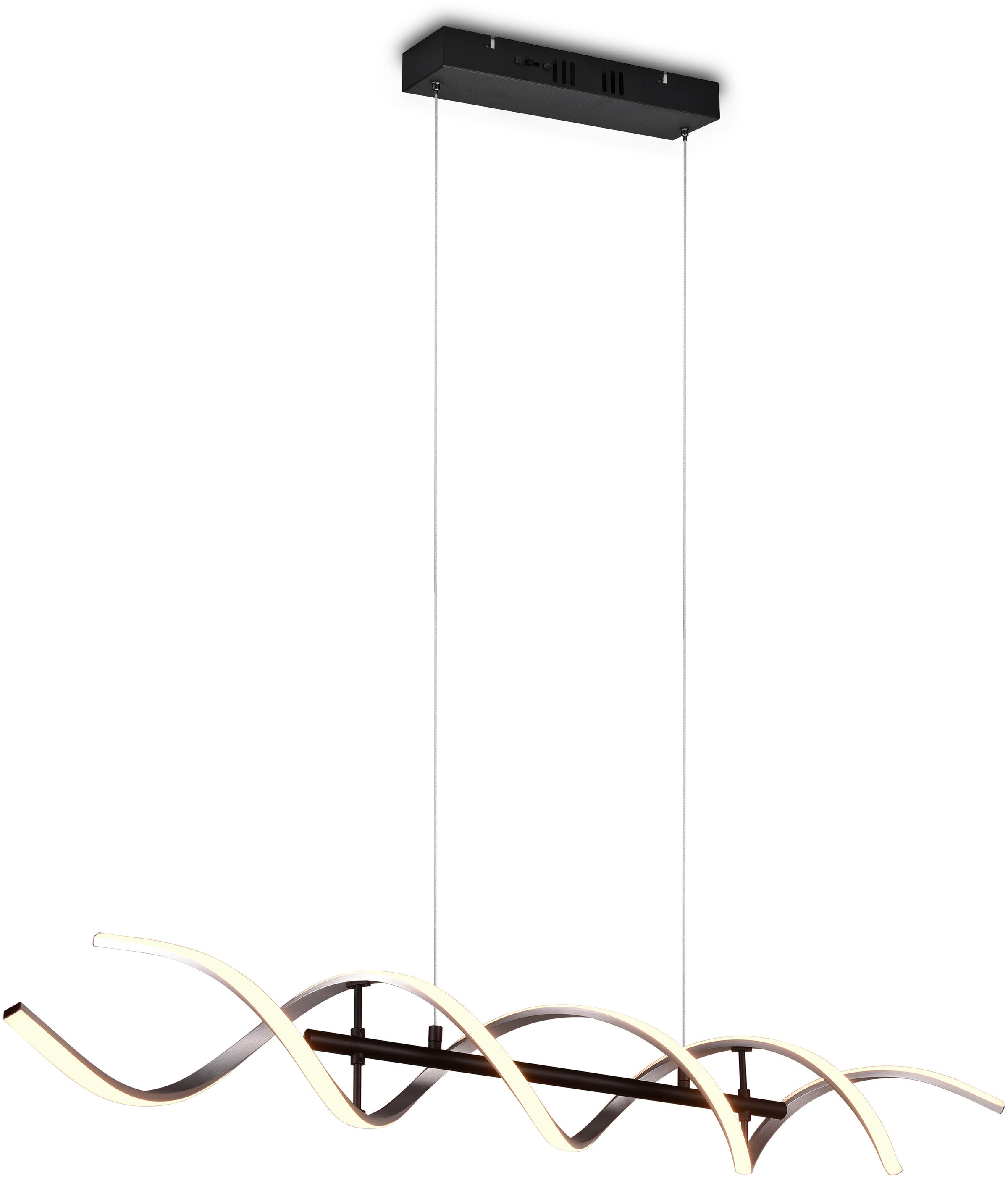 TRIO Leuchten LED Pendelleuchte »Sequence«, 1 flammig, Leuchtmittel LED-Board | LED fest integriert, Hängelampe 45W 5600 Lm höhenverstellbar dimmbar Lichtfarbe einstellbar