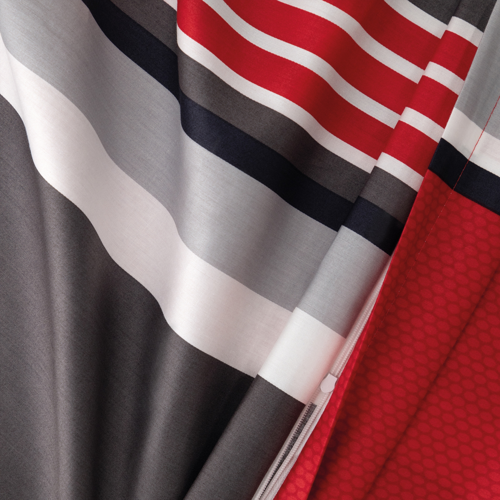 Florella Kissenbezüge »»Riva rubin « Edel-Satin,  100% Baumwolle«