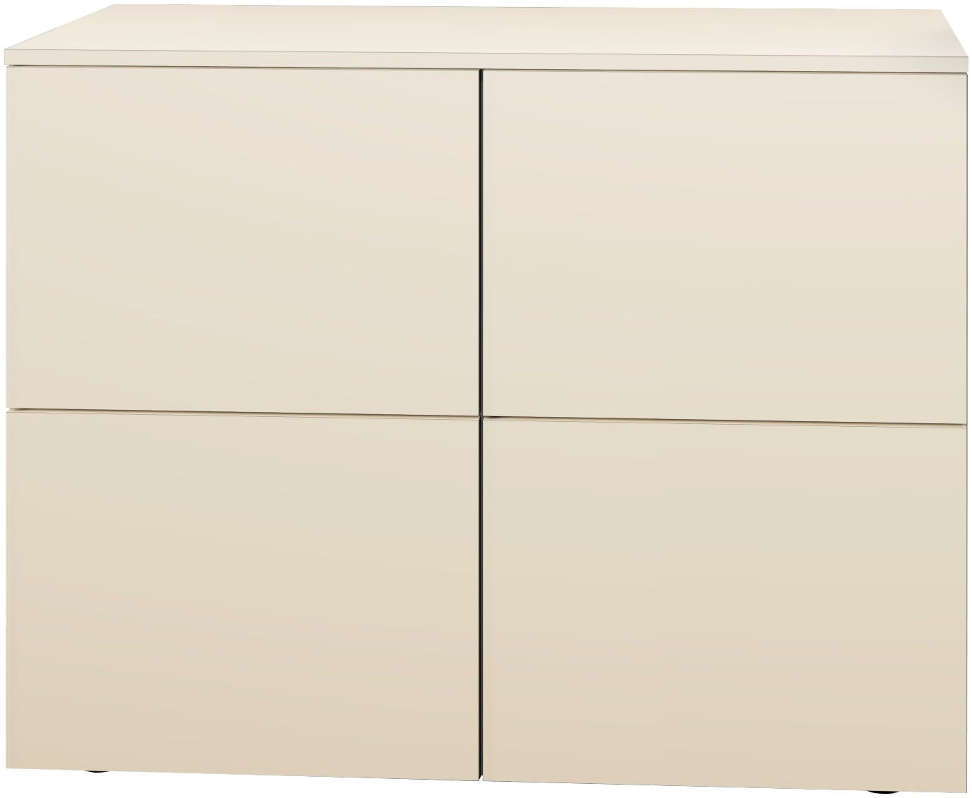 borchardt Möbel Kommode »Rova«, Breite 93 cm, 4-türig, Kommode mit viel Stauraum, kaschmir