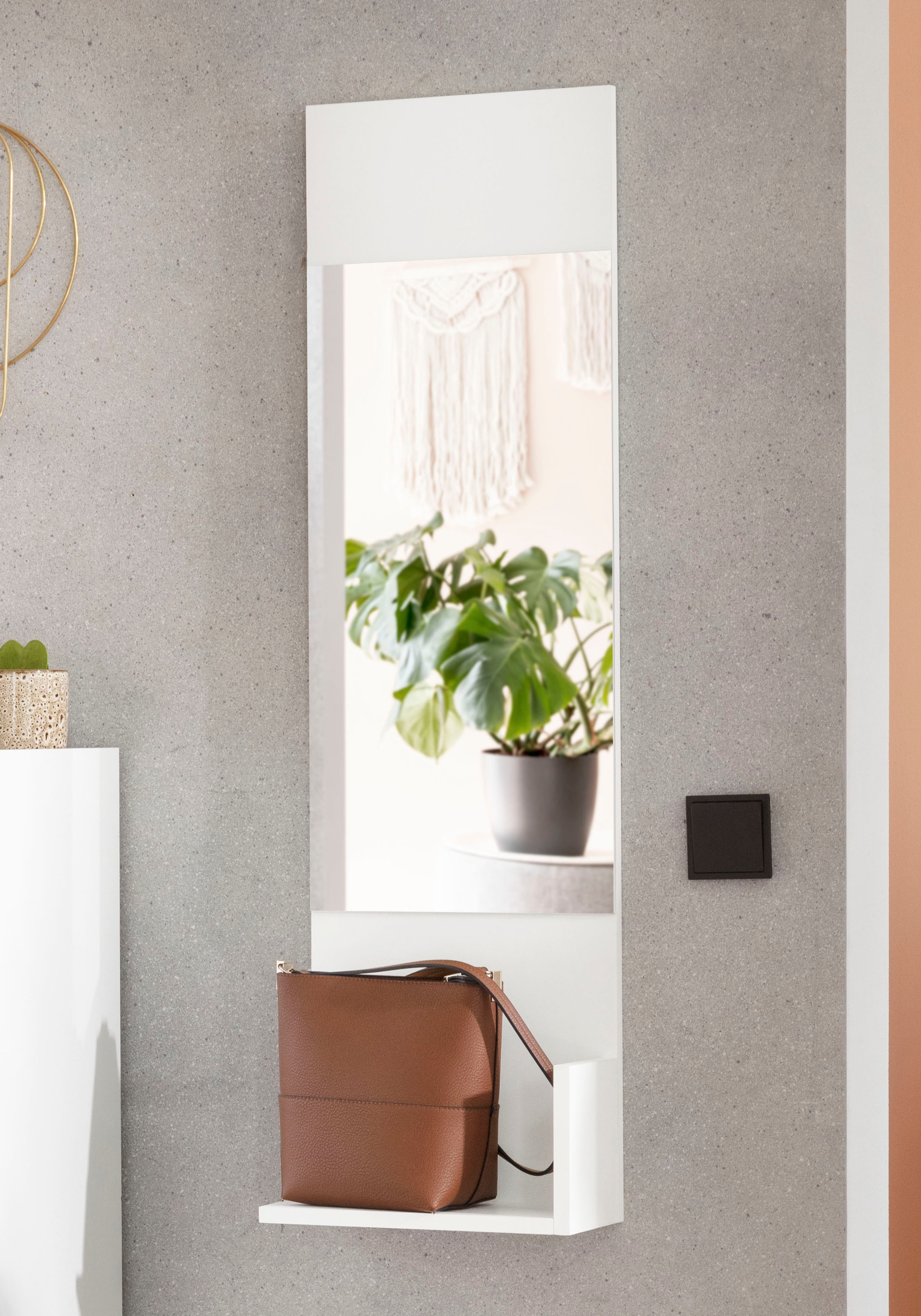 INOSIGN Spiegelpaneel »Kosmo« Breite 32 cm, mit 1 Ablage