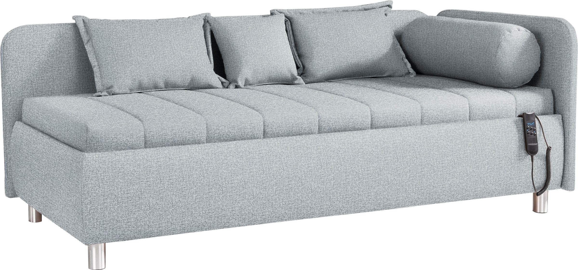 alina Schlafsofa »Kiana«, Liegefläche 90/200 cm oder 100/200 cm, Bettkasten, Zierkissen-Set