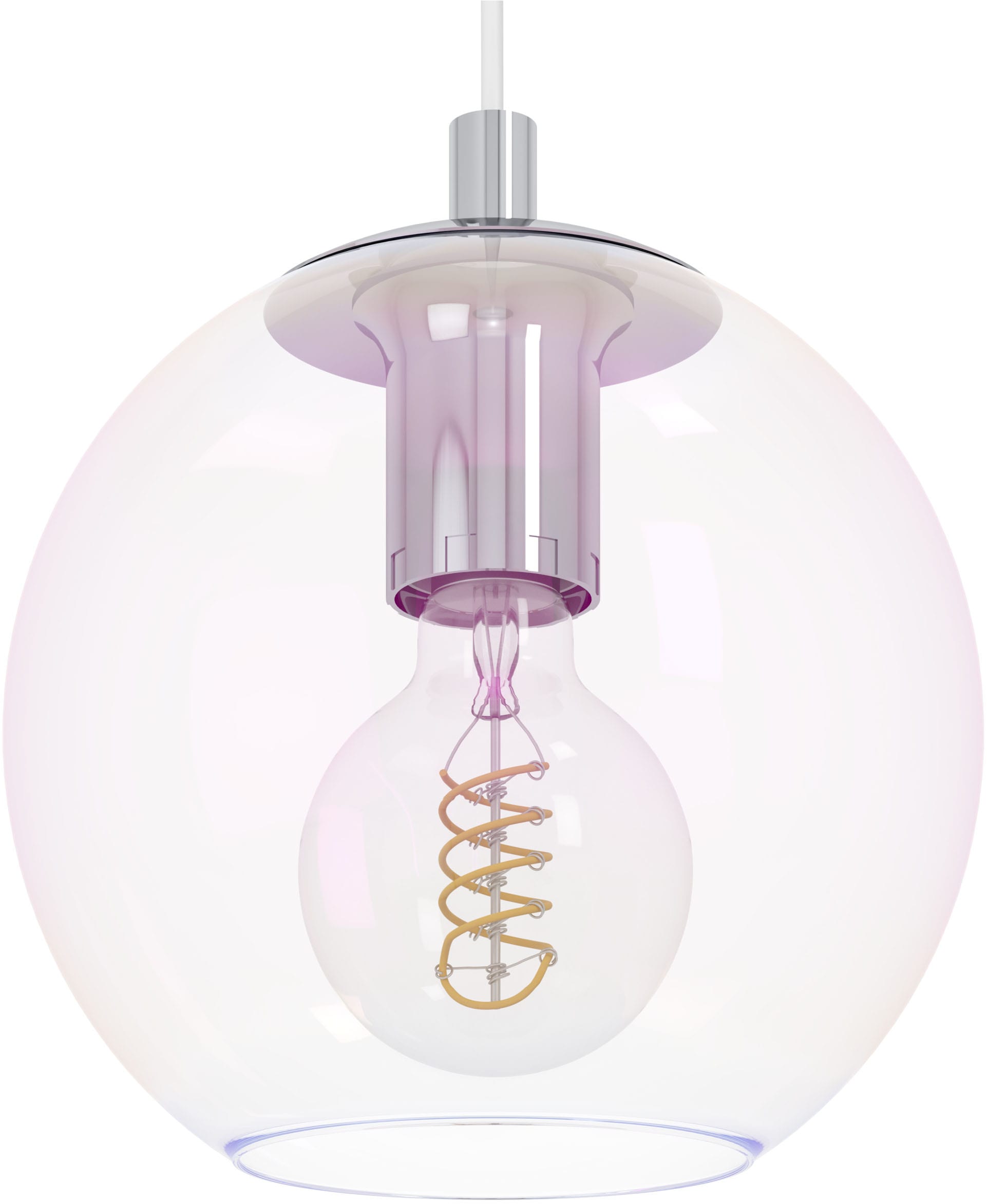 EGLO Hängeleuchte »ARISCANI 2 Pendellampe - Stahl - E27 - 3X60W - IP20« E27 1 Stk. Hängelampe, Deckenlampe, Wohnzimmer, Esszimmer, H110 x Ø42,5 cm