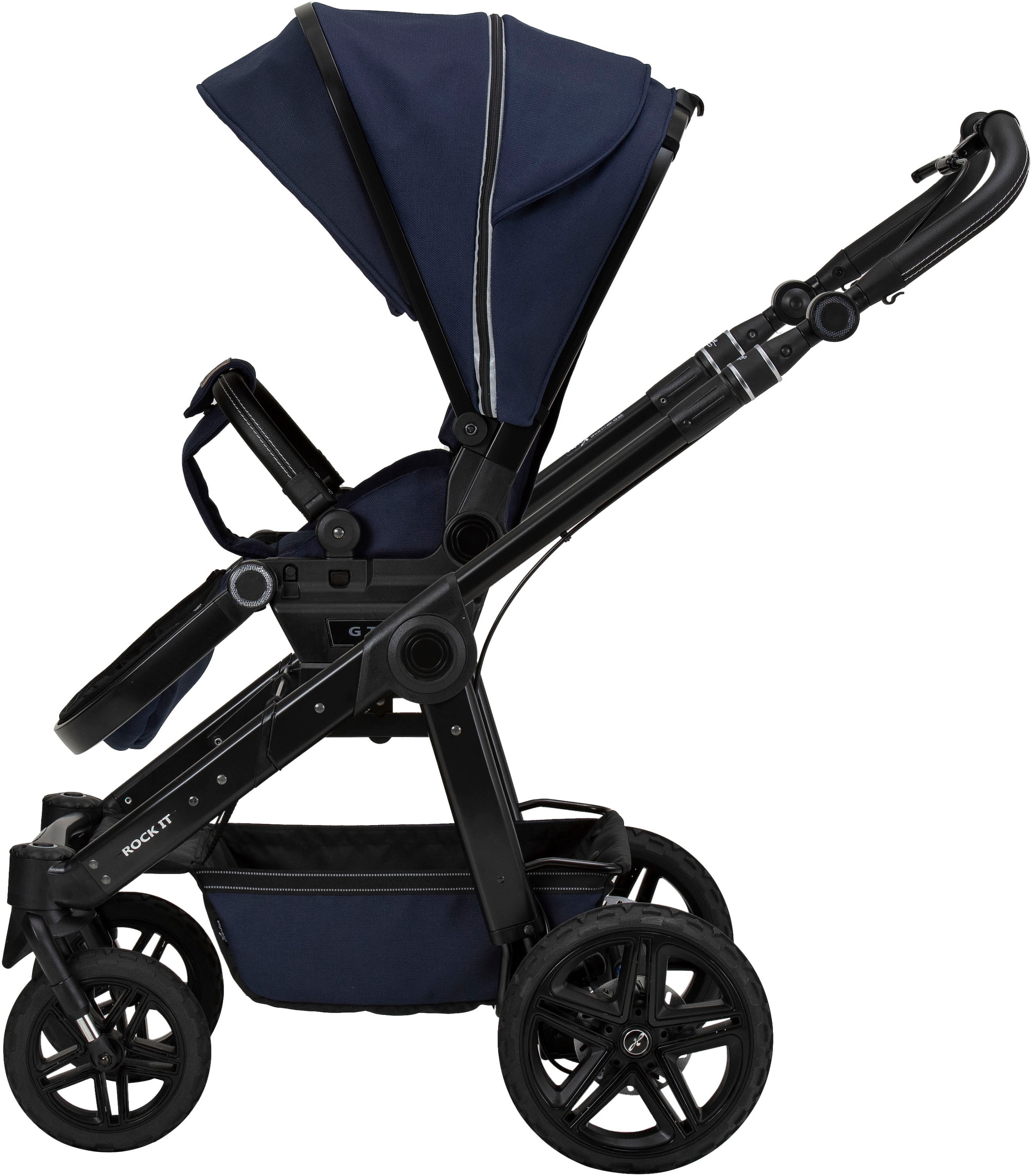 Hartan Kombi-Kinderwagen »Rock it Outdoor, mit Handbremse«, Lieferung ohne Adapter; Made in Germany