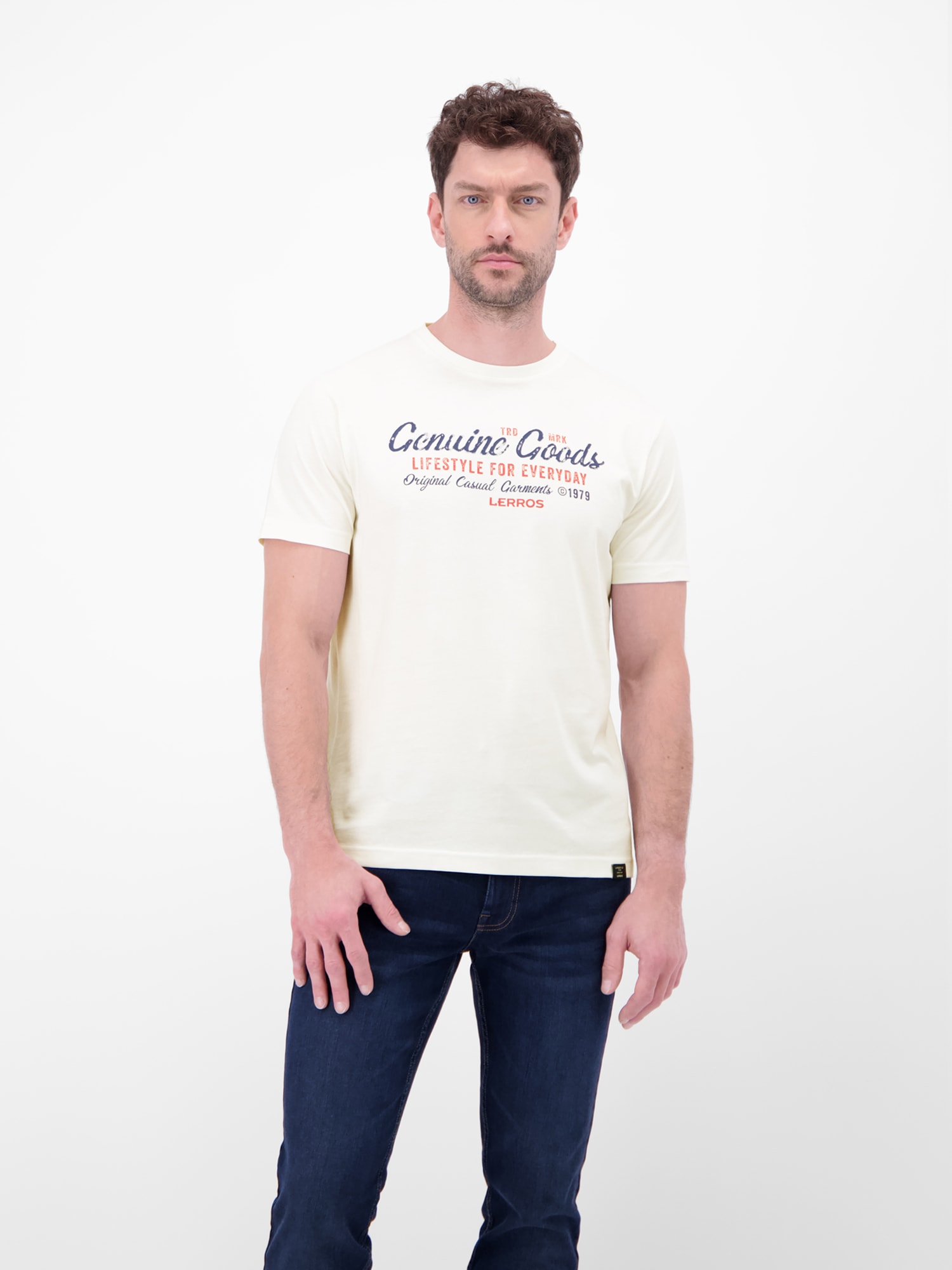 LERROS T-Shirt »T-Shirt in Jersey-Qualität mit Print«