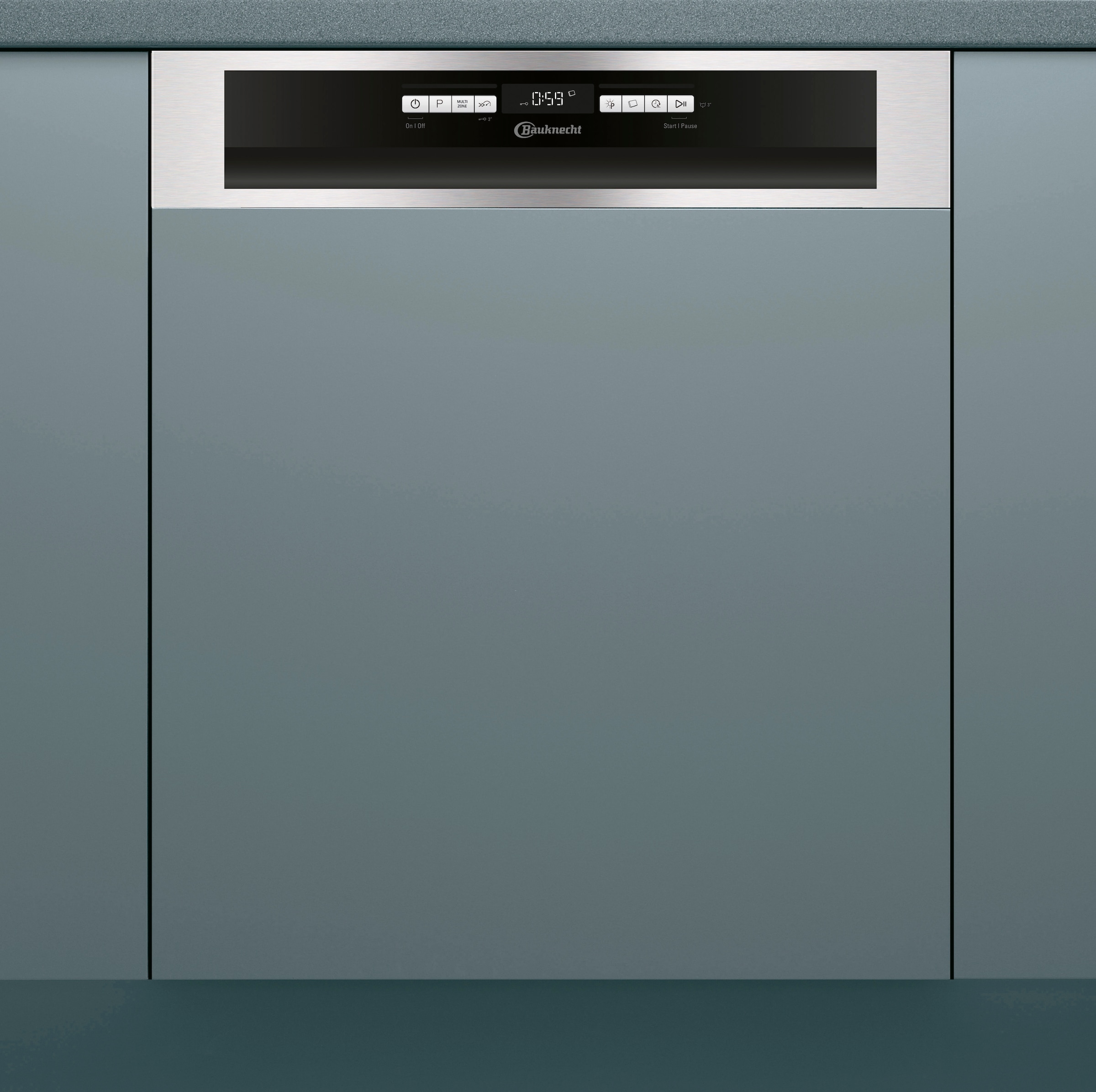 BAUKNECHT teilintegrierbarer Geschirrspüler »OBBO POWERCLEAN 6330«, 14 Maßgedecke