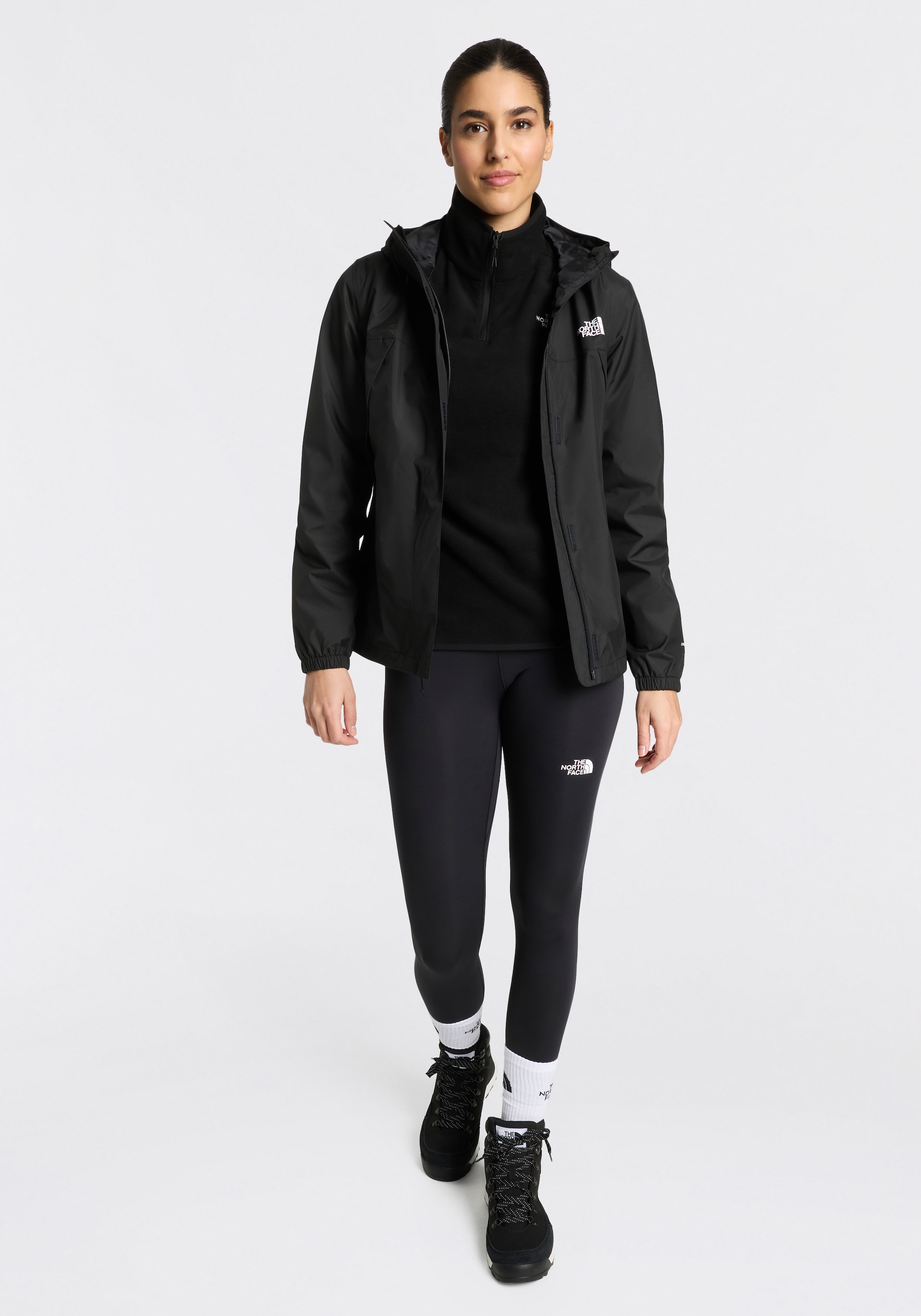 The North Face Regenjacke »W ANTORA RAIN JACKET« wasserdicht, winddicht, mit verstellbarer Kapuze